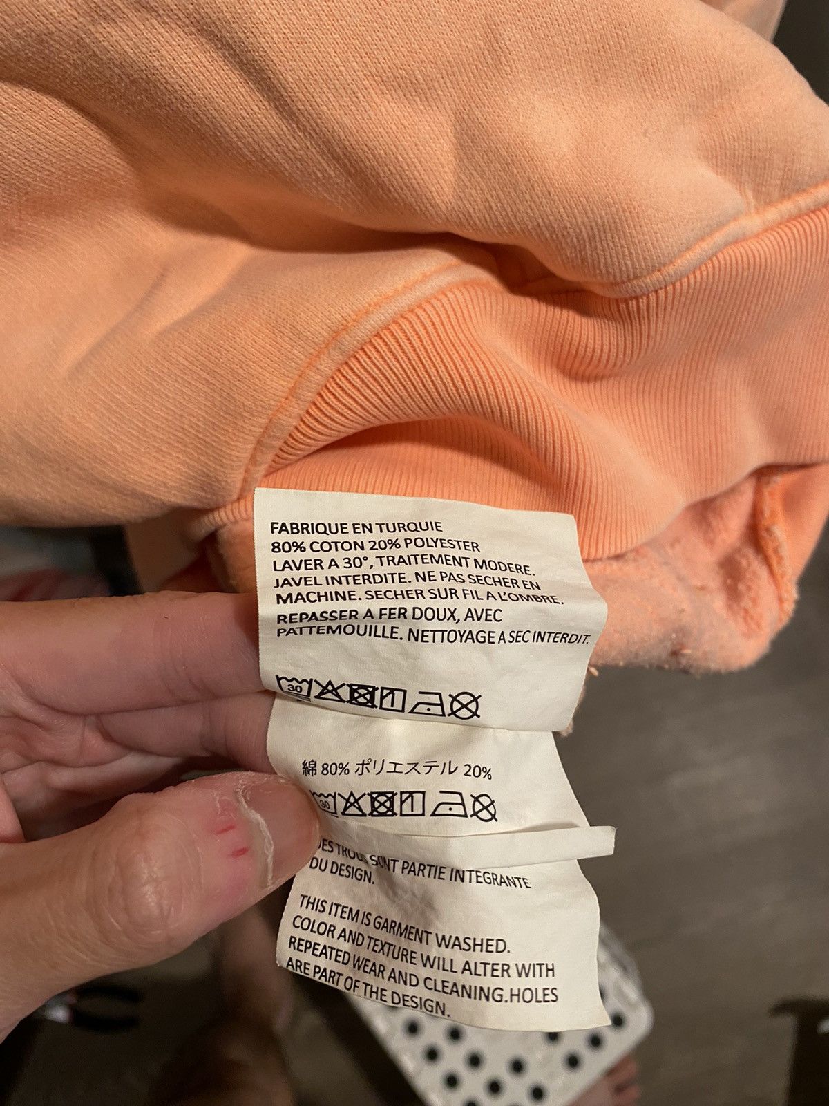 ERL ERL Venice Be Nice Hoodie Orange Size Medium Size US M / EU 48-50 / 2 - 9 Thumbnail