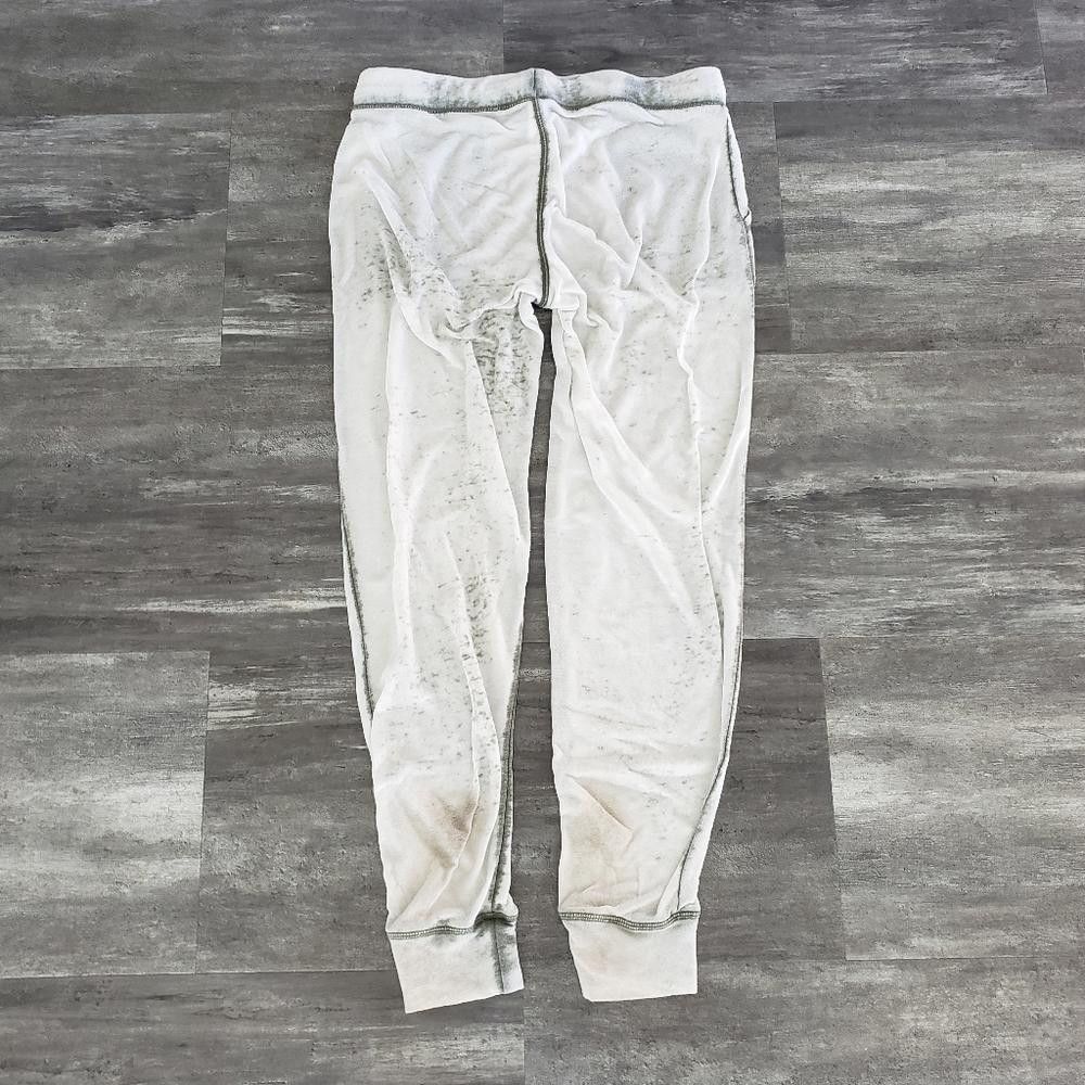 Designer Olive Burnout XHLN Thin Sweats Size 32" / US 10 / IT 46 - 2 Thumbnail