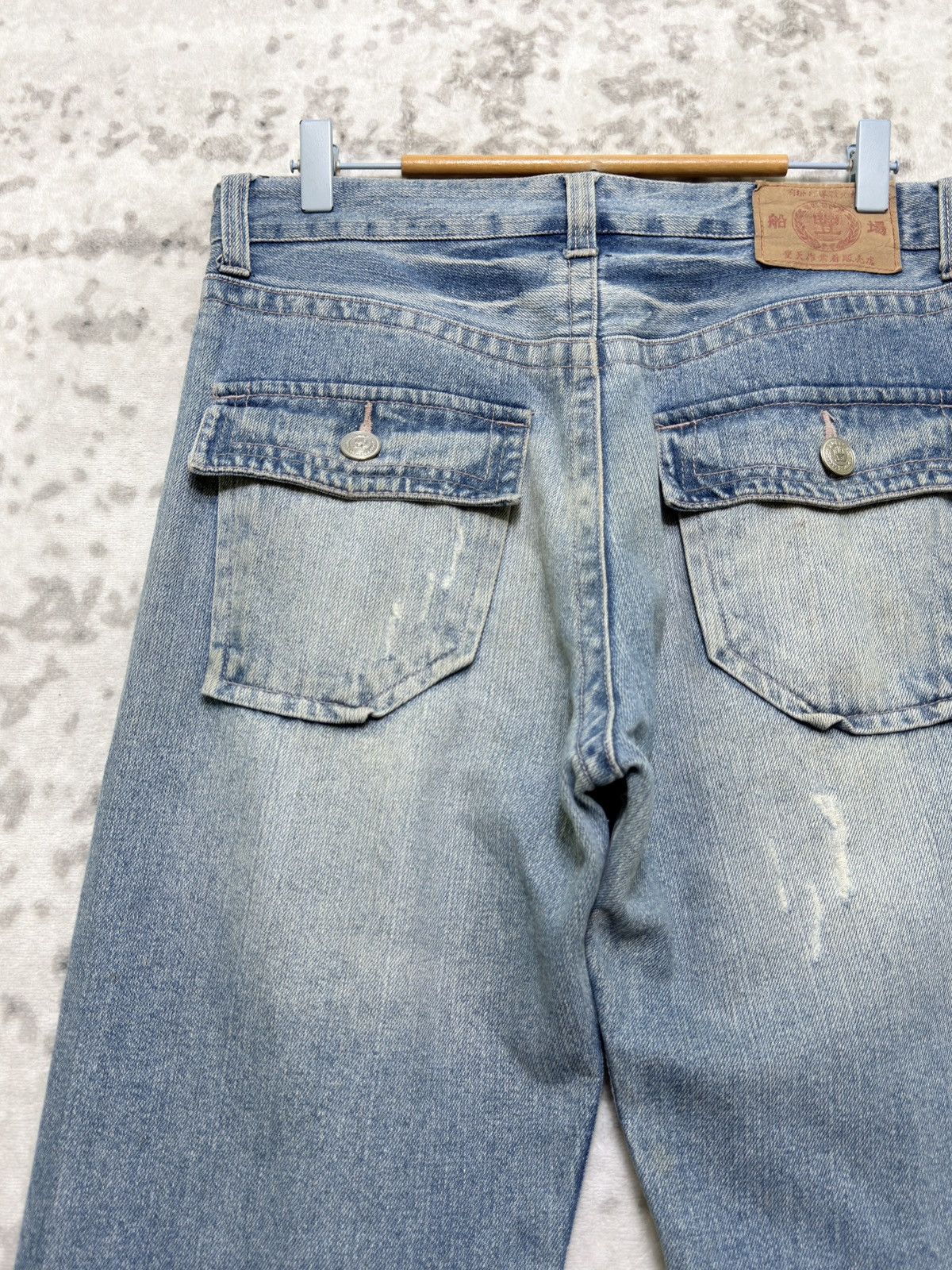 Karakuri Tamashii Karakuri Tamashii Dragon Acid Wash Distressed Denim Jeans Size US 32 / EU 48 - 10 Thumbnail