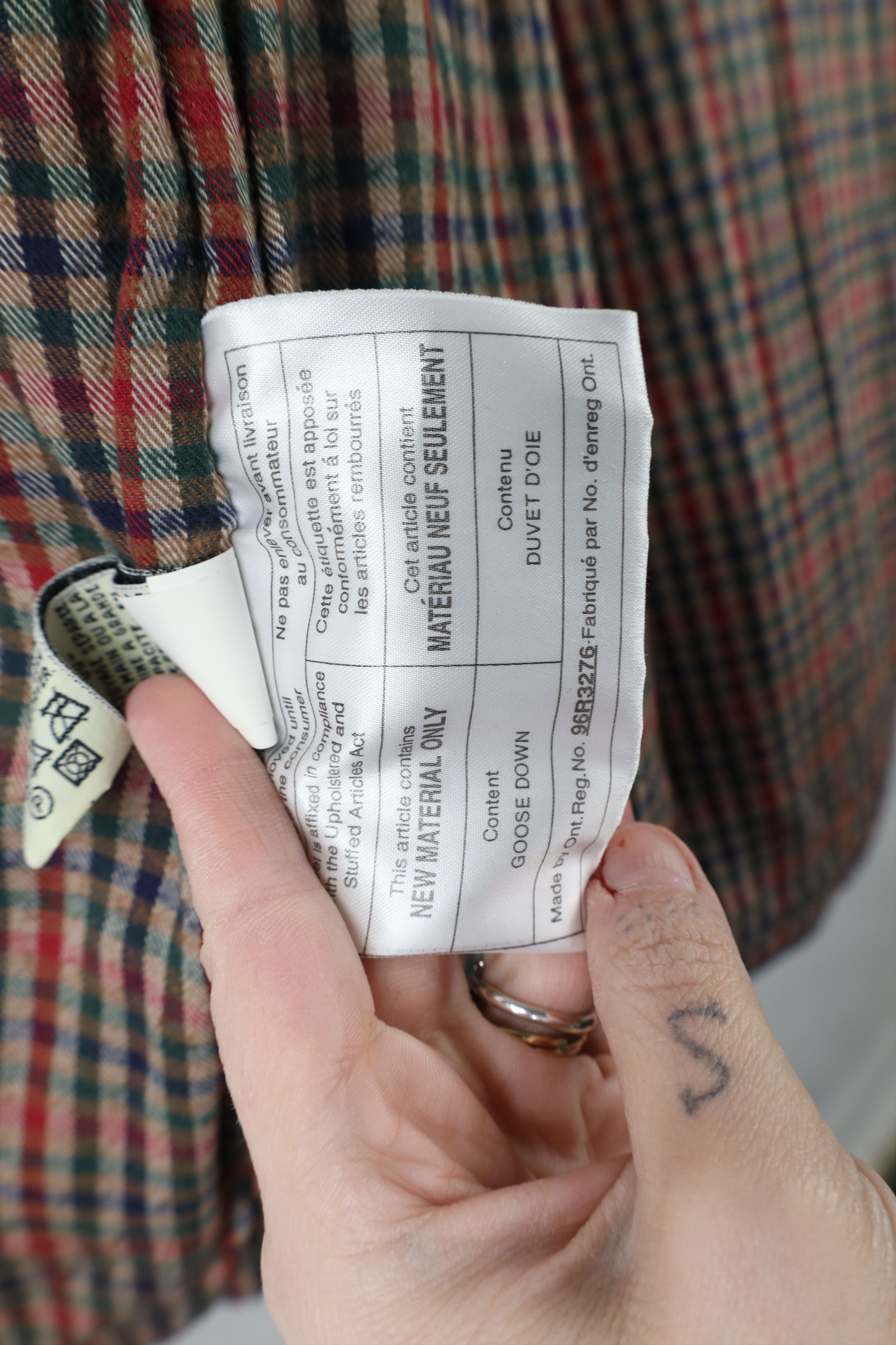 Eddie Bauer × Vintage Vintage 90s Eddie Bauer Lined Goose Down Chore Barn Jacket Size S / US 4 / IT 40 - 12 Thumbnail