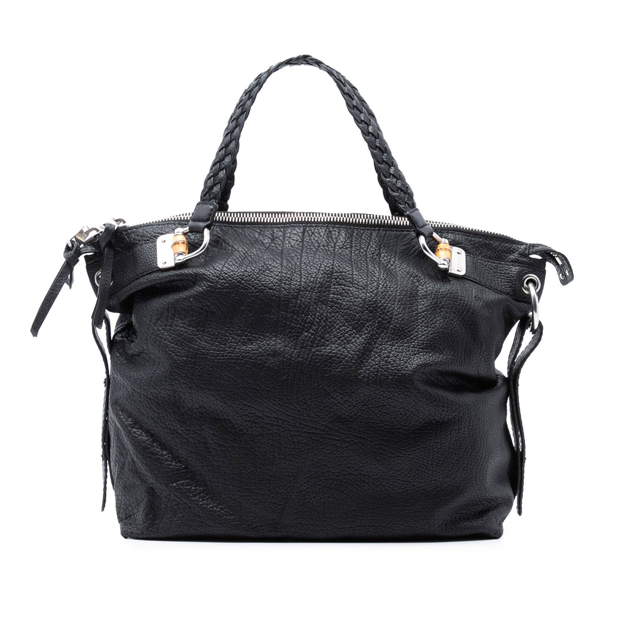 Gucci Gucci Large Leather Bamboo Bar Tote Size ONE SIZE - 1 Thumbnail