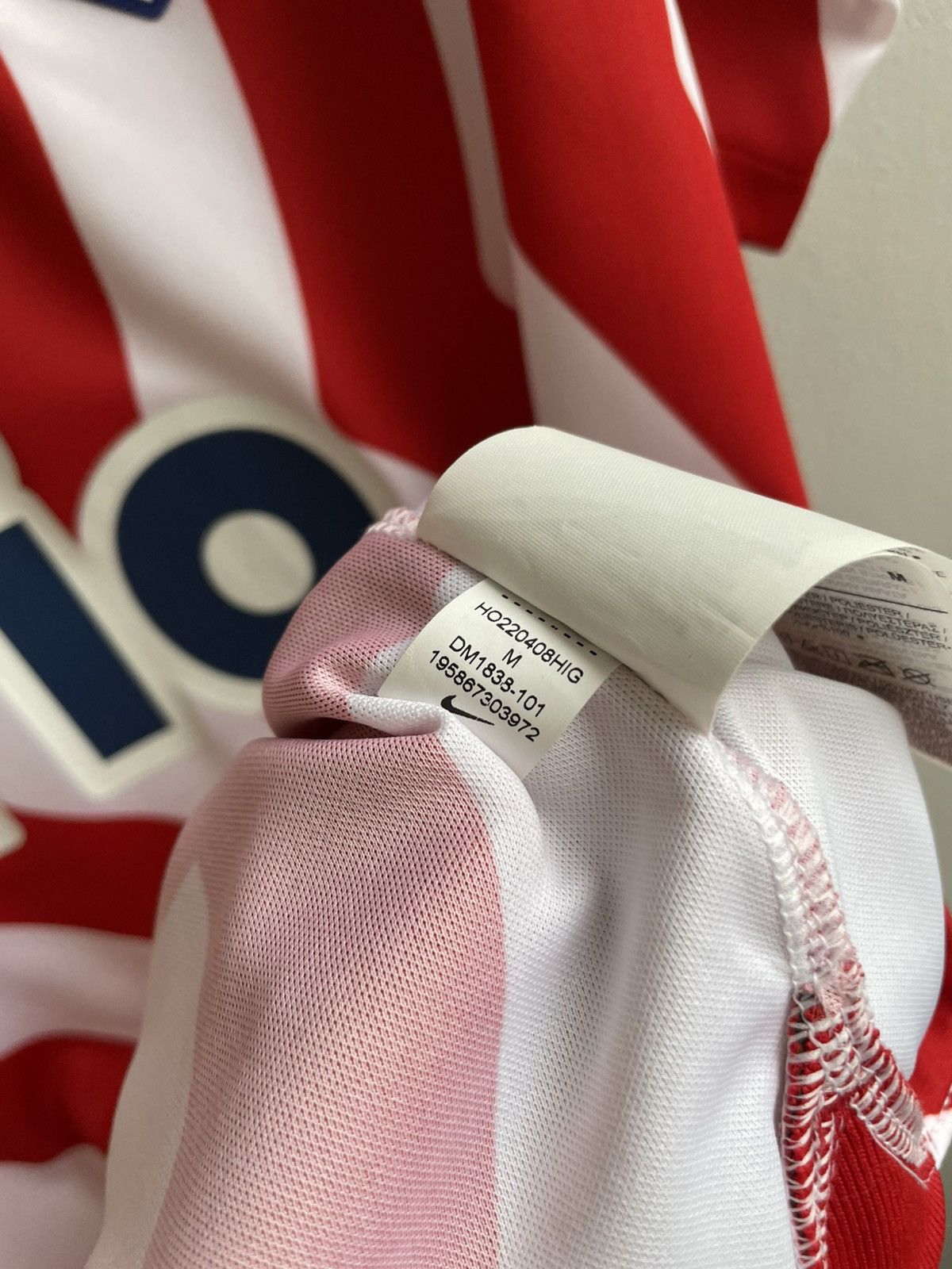 Nike Atletico Madrid 2023 2024 Home Shirt Football Soccer Jersey Size US M / EU 48-50 / 2 - 10 Thumbnail