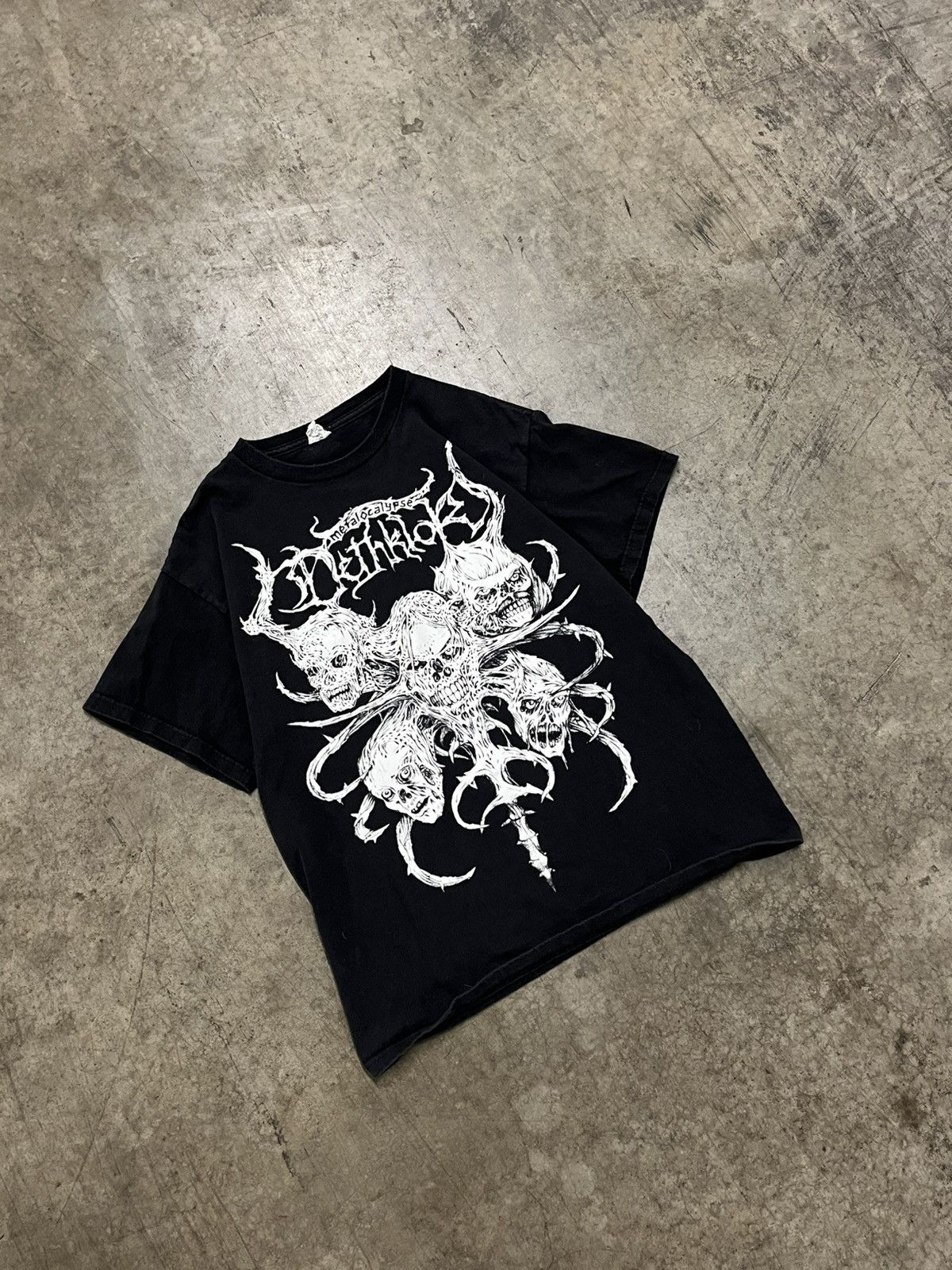 Band Tees × Vintage Vintage 2000s Metalocalypse Dethklok shirt grunge opium Size US M / EU 48-50 / 2 - 1 Thumbnail