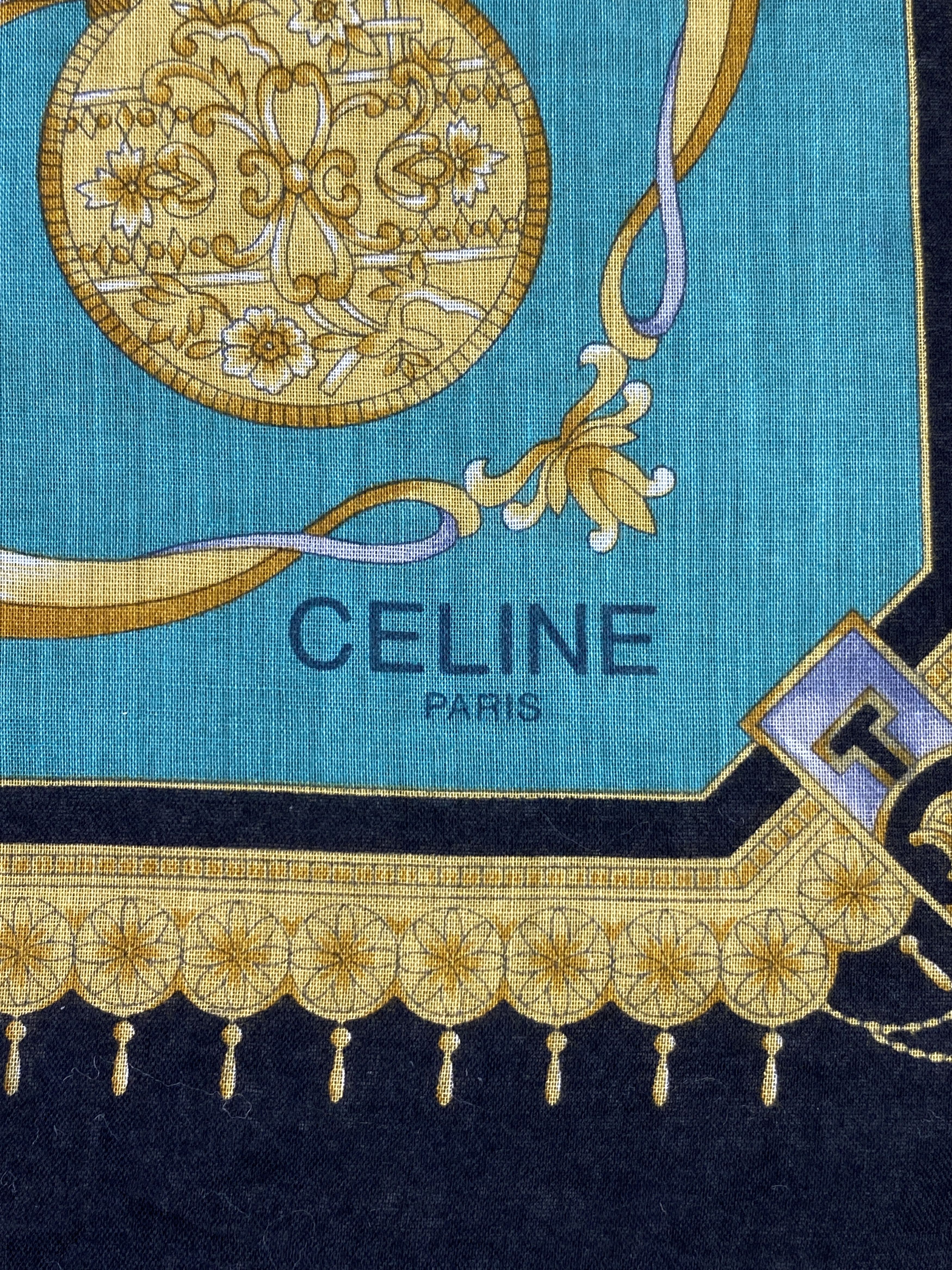 Celine Vintage Celine Handkerchief / Neckerchief KT0147 Size ONE SIZE - 9 Thumbnail