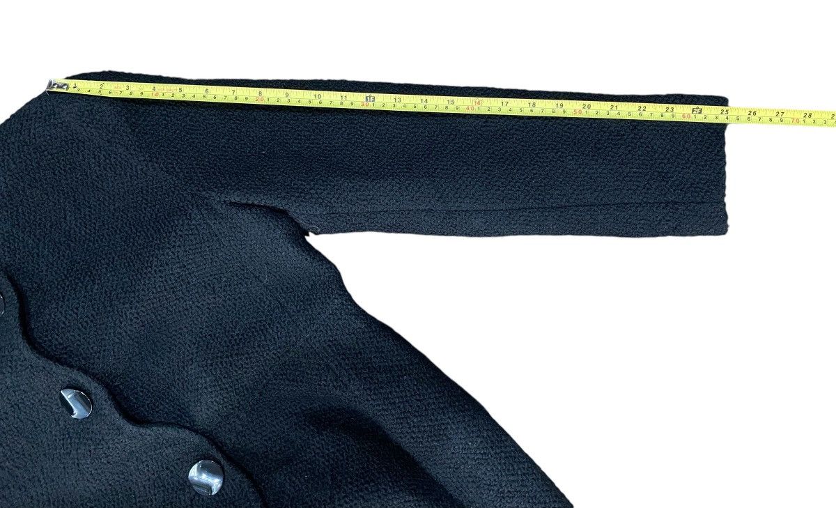 Giorgio Armani Archival Clothing Black EMPORIO ARMANI Button Parka Size S / US 4 / IT 40 - 19 Thumbnail