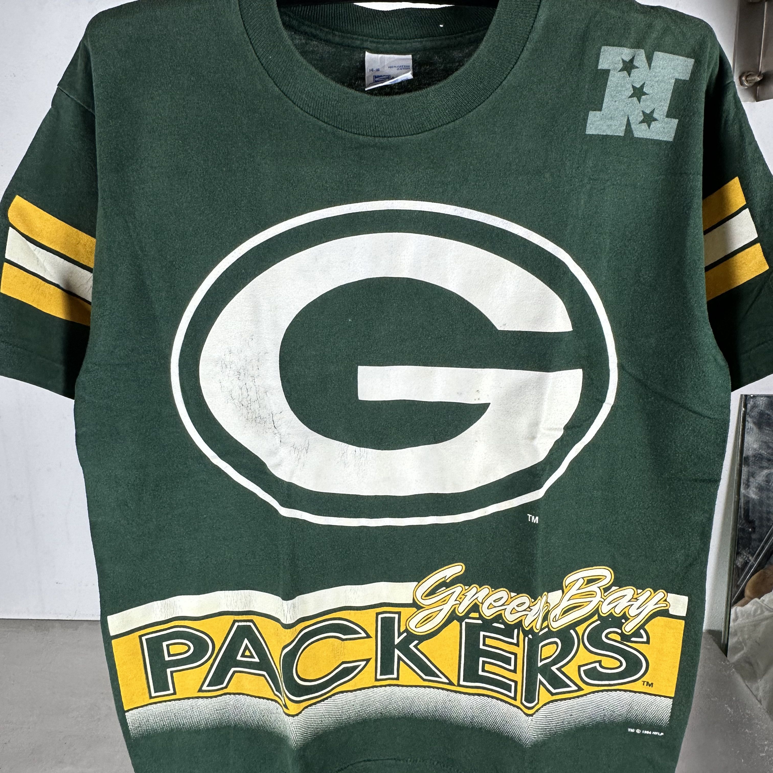 Vintage 1994 Green Bay Packers AOP NFL Salem Sportswear T-shirt Size US L / EU 52-54 / 3 - 2 Thumbnail
