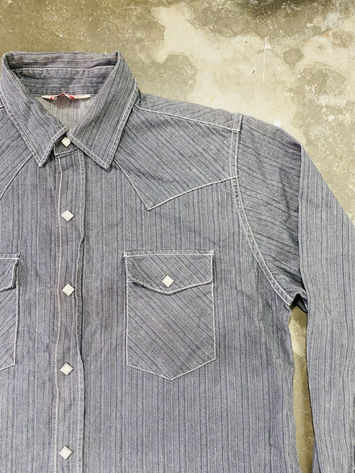 Japanese Brand Rare Lucky Brand Western Casual Button Shirts for Men Size US M / EU 48-50 / 2 - 7 Thumbnail