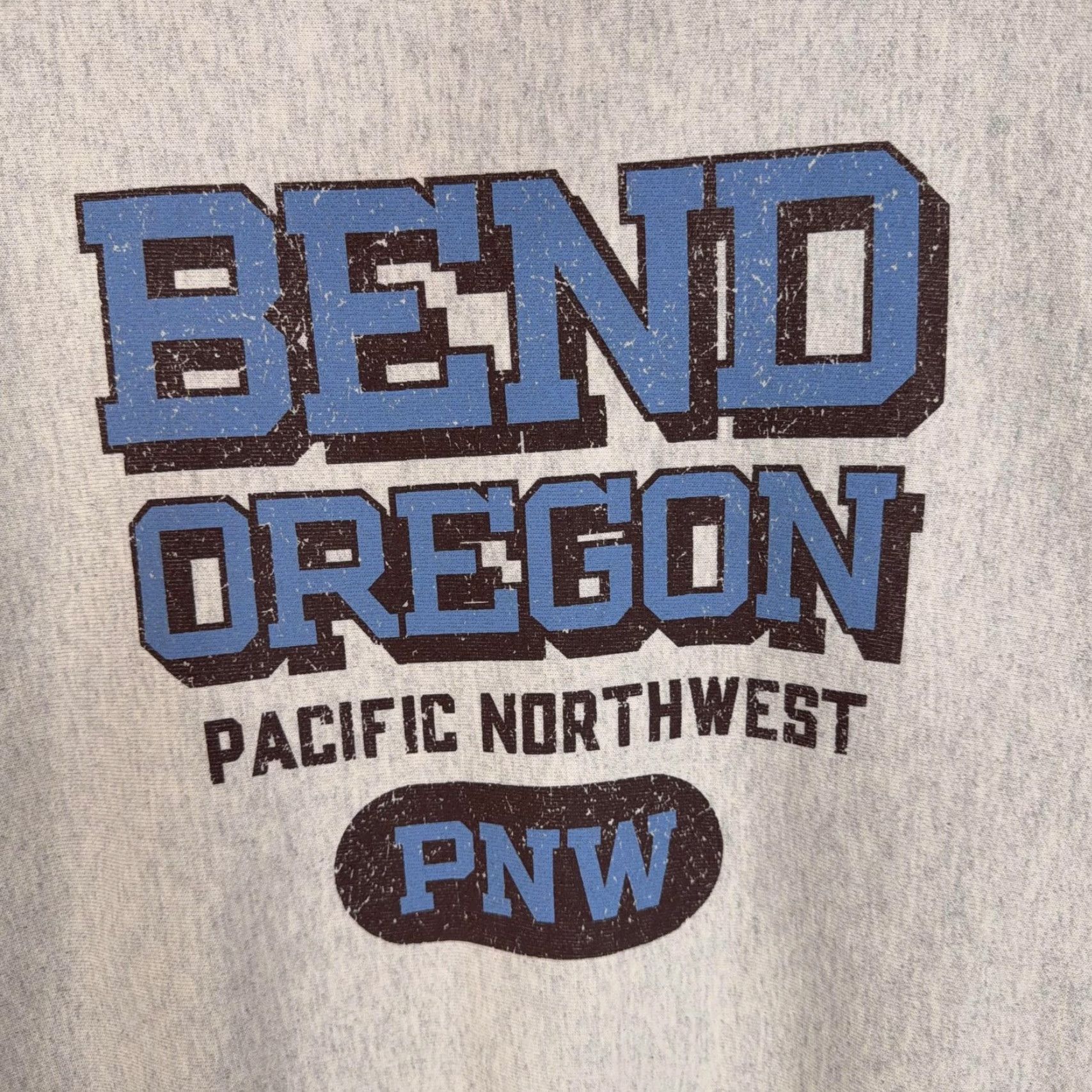 Champion Champion Reverse Weave Sweatshirt Mens Large Gray Bend Oregon Pacific Northwest Crewneck City Graphic Print NWT Size US L / EU 52-54 / 3 - 4 Thumbnail