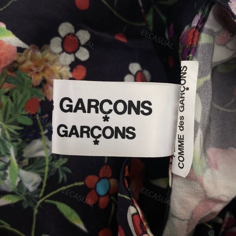 Comme des Garcons Comme Des Garcons Silk printed button-down Chinese jacket Size S / US 4 / IT 40 - 6 Thumbnail