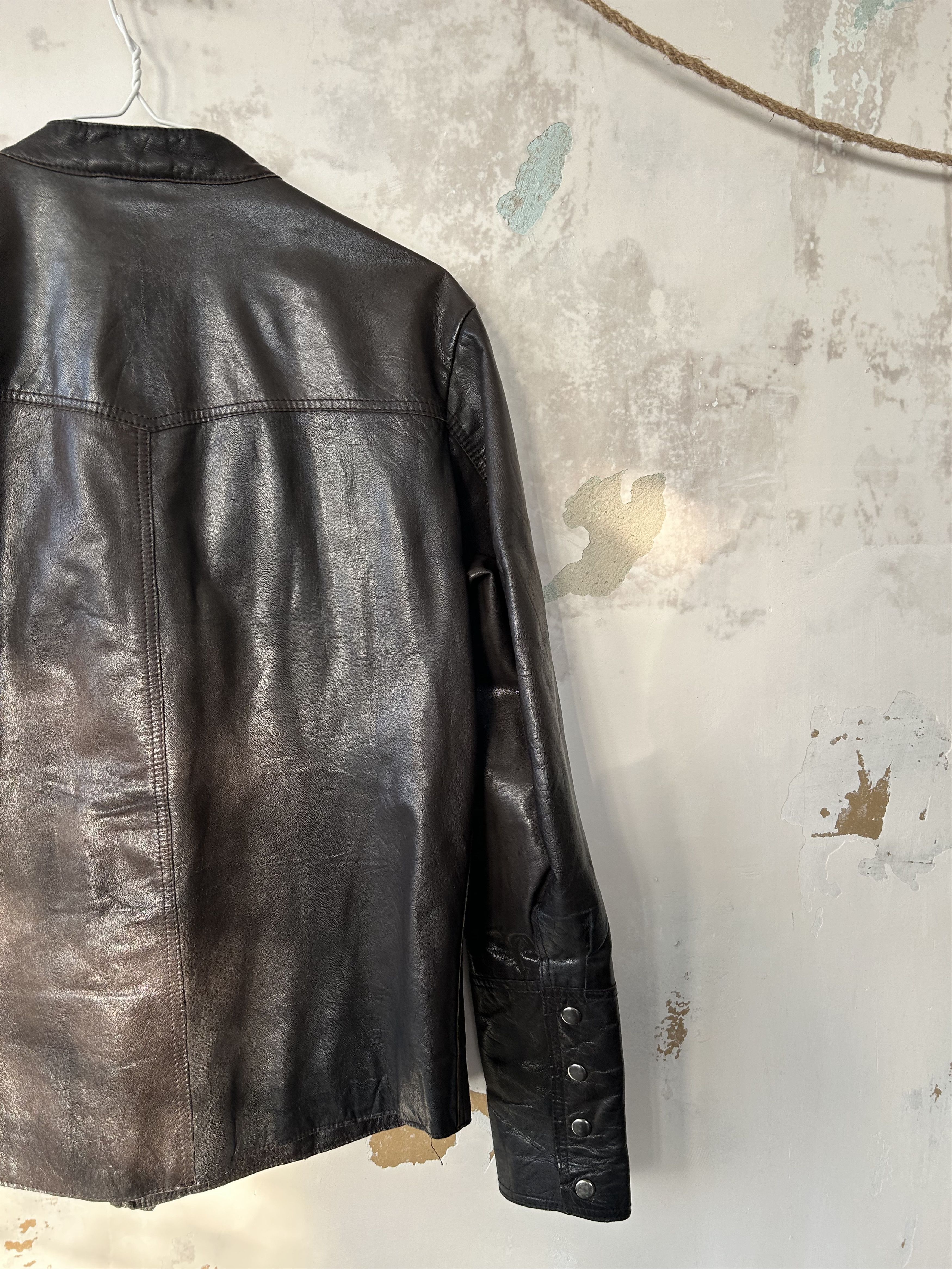 Allsaints AllSaints Leather Jacket in Black Size M Size US M / EU 48-50 / 2 - 7 Thumbnail