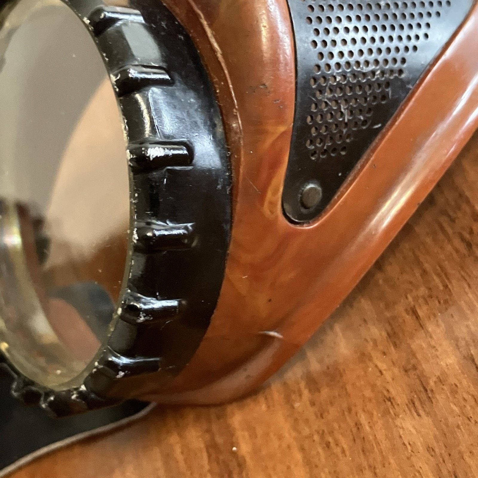 American Optical Vintage 1950s Steam Punk Motorcycle Aviator Goggles Bakelite Size ONE SIZE - 5 Thumbnail