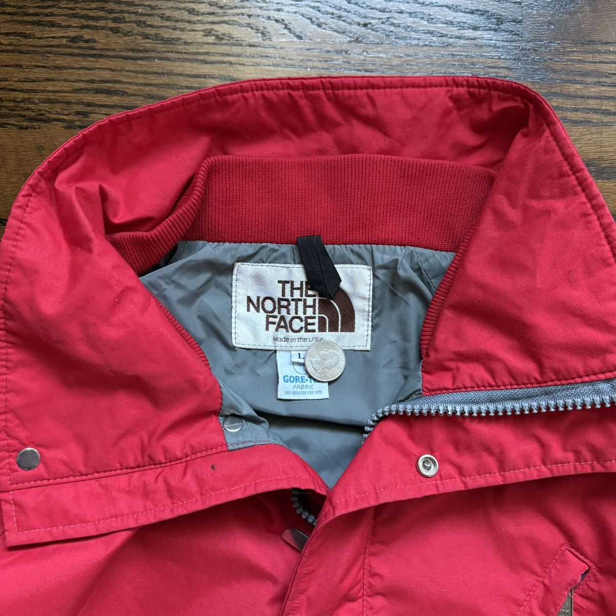 The North Face Vintage The North Face Gore-Tex Shell Jacket - Red - USA Size US L / EU 52-54 / 3 - 4 Thumbnail