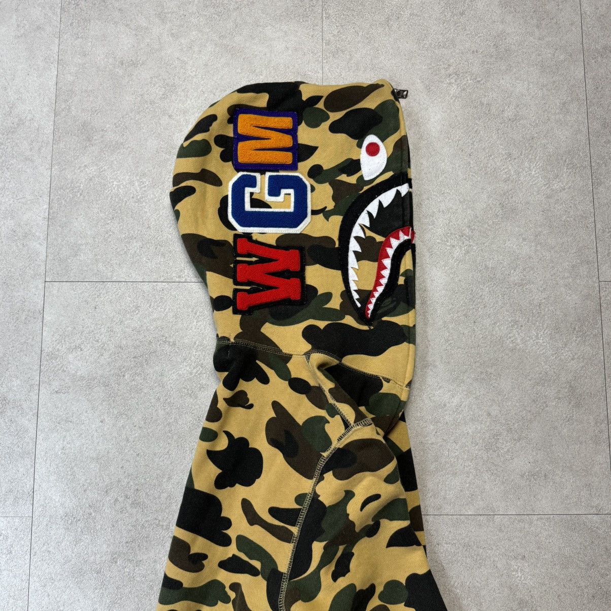 Bape New Bape 1st Camo WGM Full Zip Shark Hoodie Size XS / US 0-2 / IT 36-38 - 3 Thumbnail