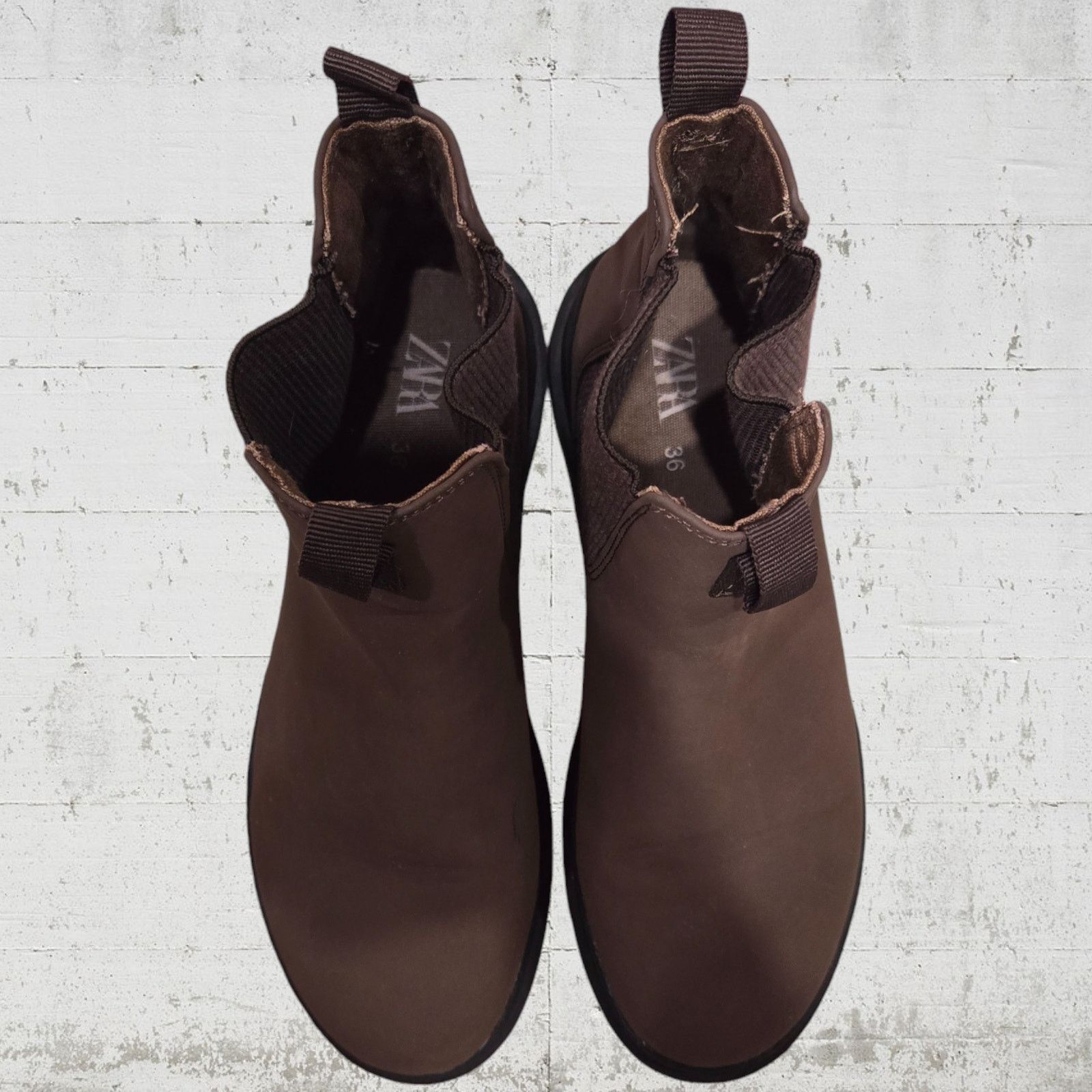 Zara Zara Brown Chelsea Ankle Boots Size 36 Size US 6 / IT 36 - 8 Thumbnail