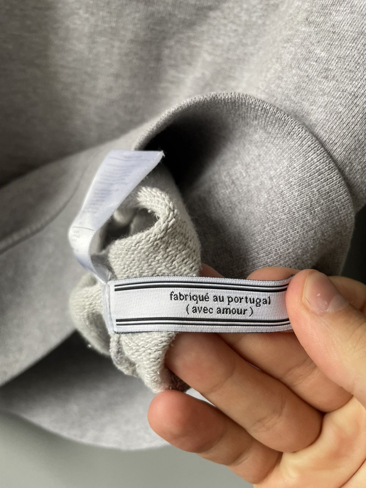 AMI AMI Alexandre Mattiussi Tricolor Bouclé Logo Sweatshirt Grey Size US L / EU 52-54 / 3 - 12 Thumbnail