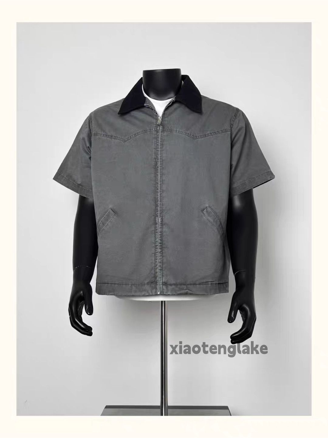 Designer Unisex zipper outdoor sports loose work cargo shirt Size US L / EU 52-54 / 3 - 2 Thumbnail