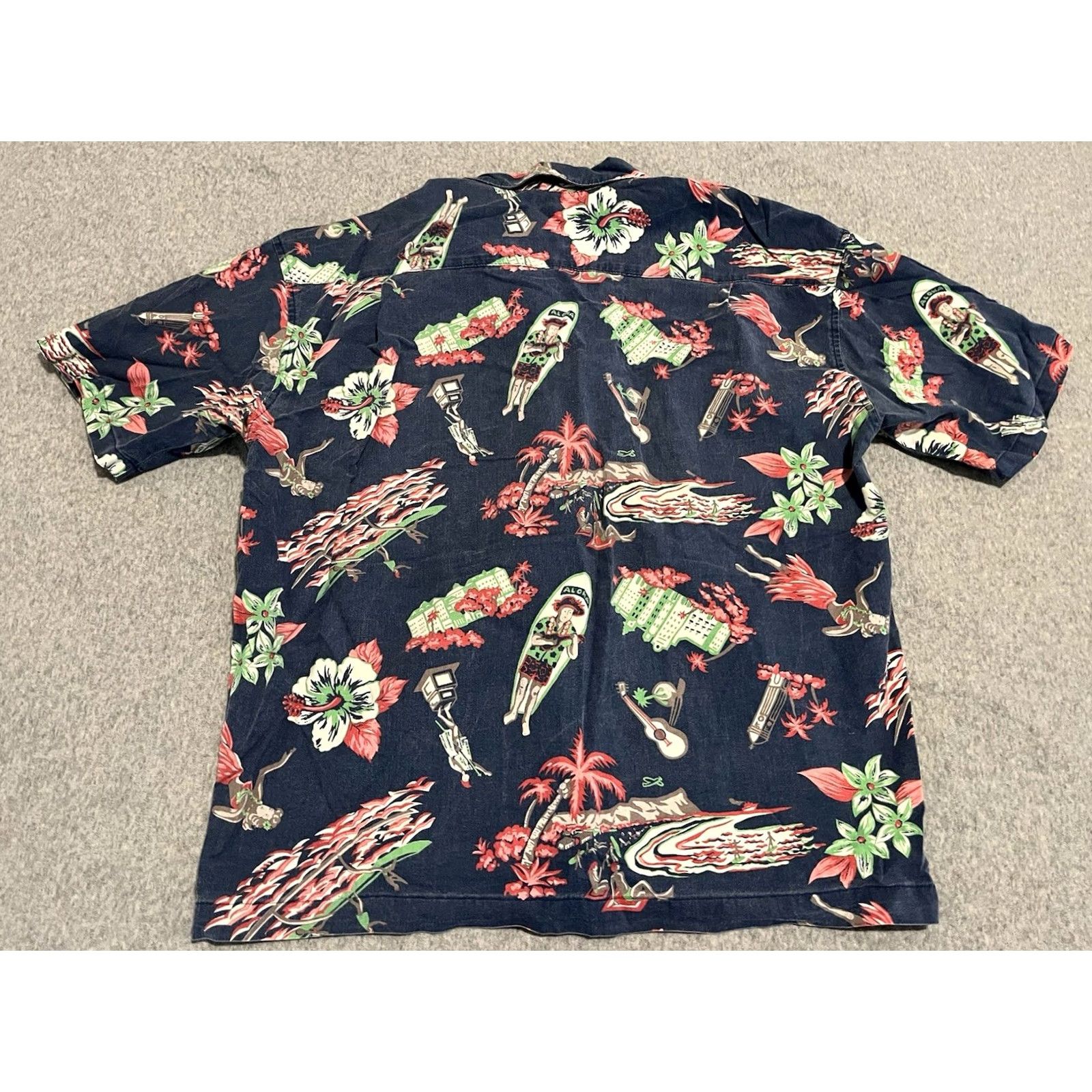 ALOHAS VINTAGE BC Ethic Biscuits & Gravy Button-Up Hawaiian Shirt USA Made XL Size US XL / EU 56 / 4 - 5 Thumbnail