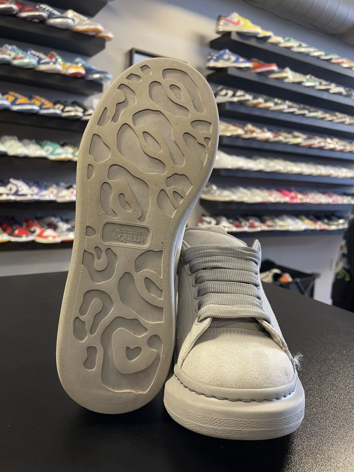 Alexander McQueen Size 8US/41EU - Alexander McQueen Oversized 'Cool Grey” Size US 8 / EU 41 - 10 Thumbnail