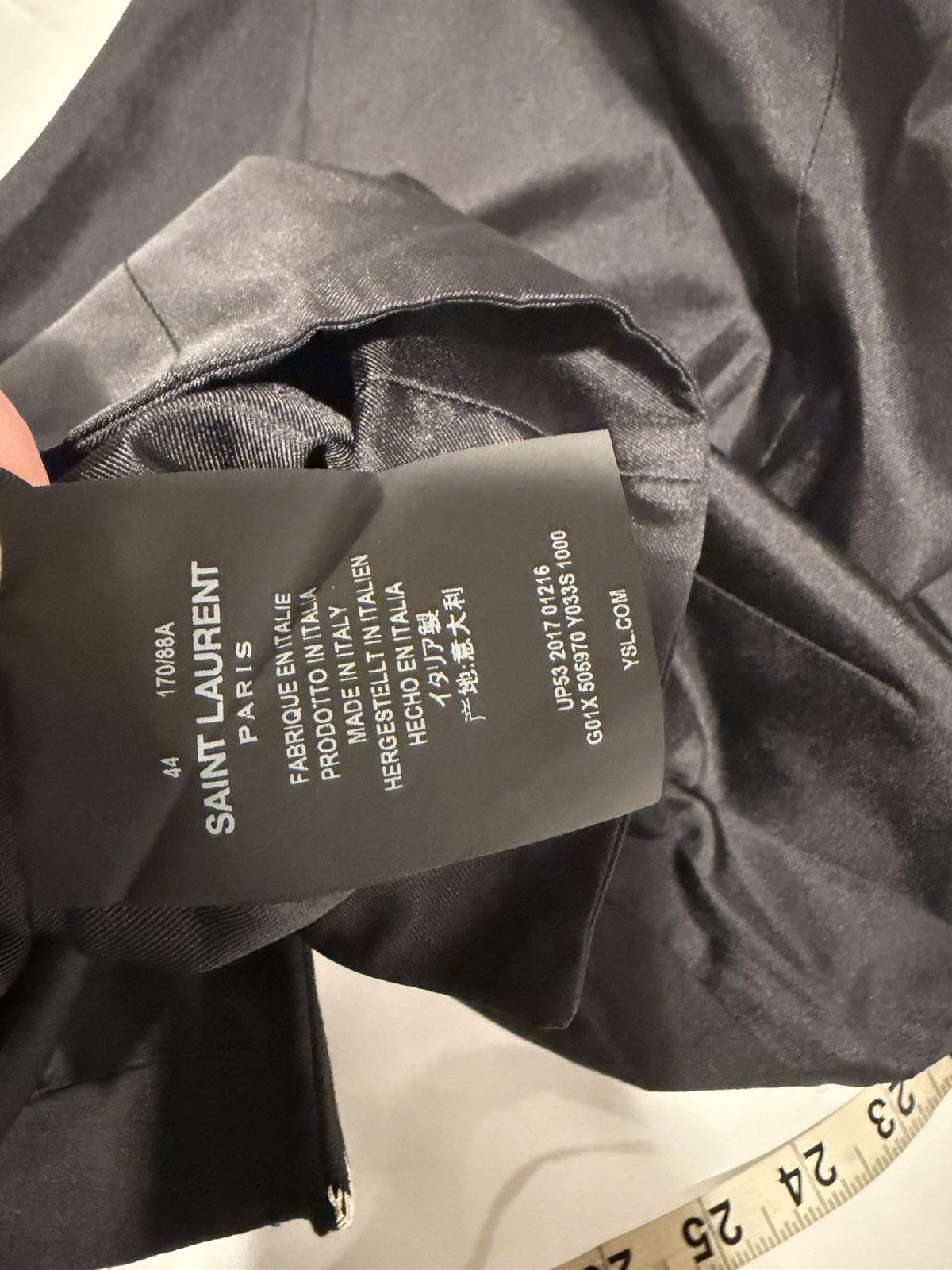 Saint Laurent Paris Saint Laurent men’s vest. 44/S. $2300 Size 34R - 7 Thumbnail