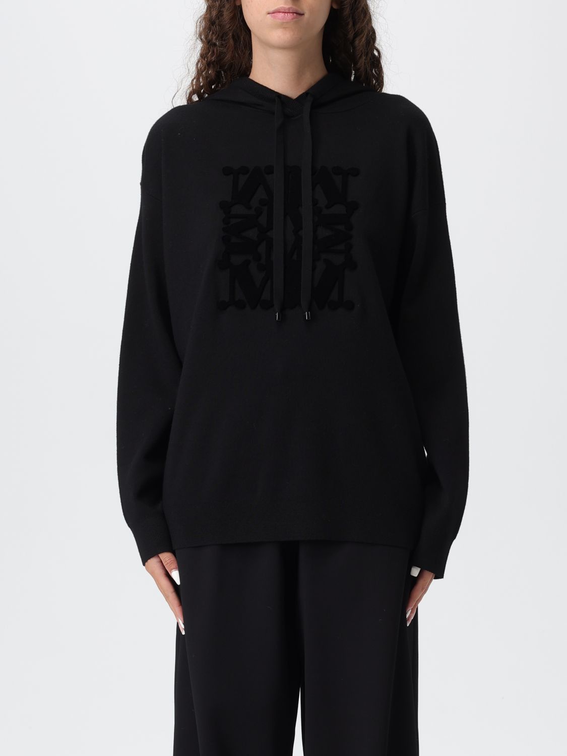 Max Mara Max Mara Sweatshirt Woman Black Size XS / US 0-2 / IT 36-38 - 1 Thumbnail