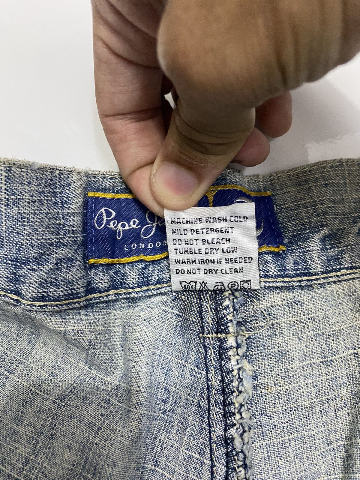 Pepe Jeans BAGGY JEANS PEPE JEANS DISTRESSED DENIM HIP HOP Size US 40 / EU 56 - 12 Thumbnail