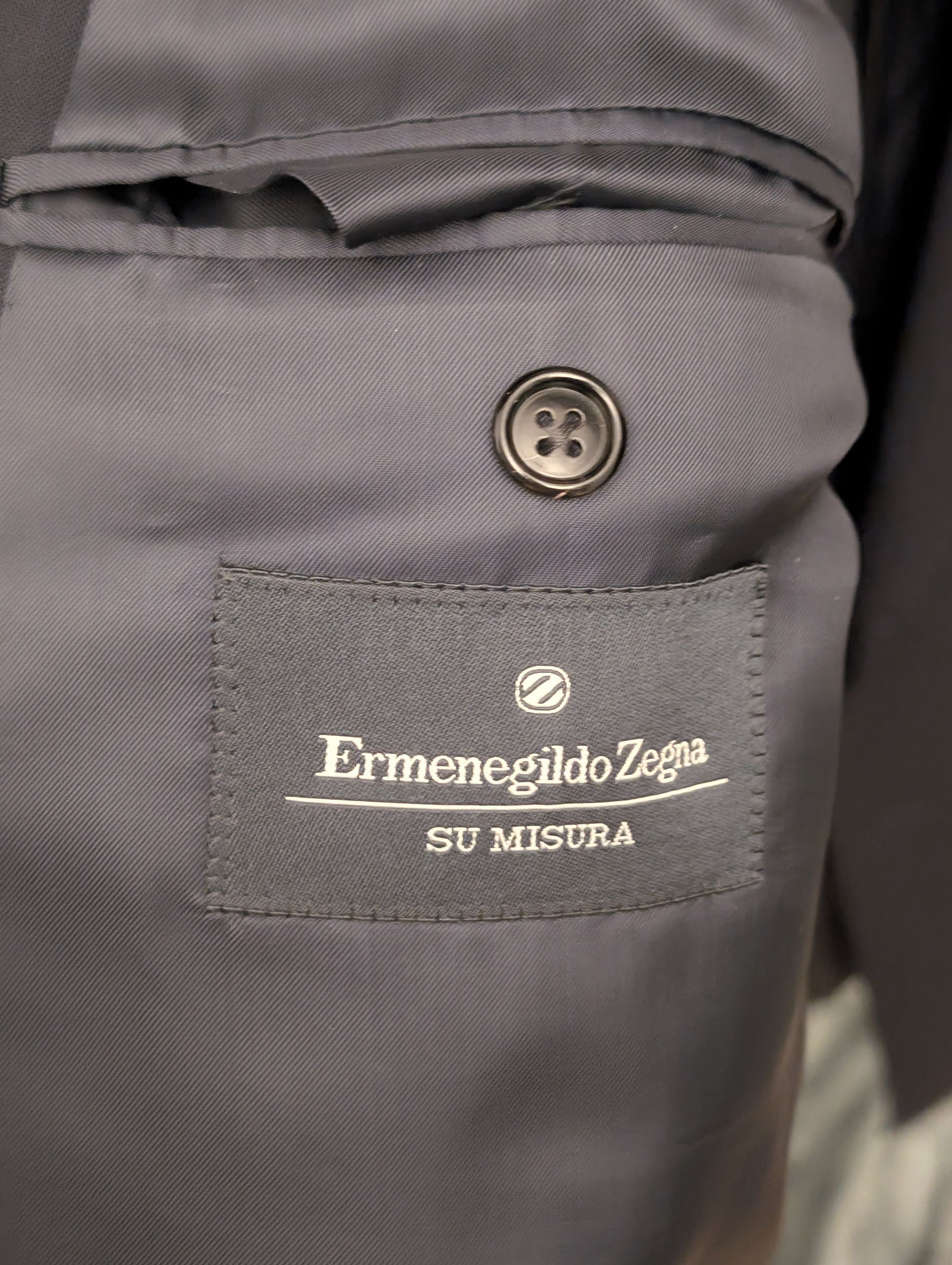 Ermenegildo Zegna Su Misura Double Breasted Blazer Size 48R - 4 Thumbnail
