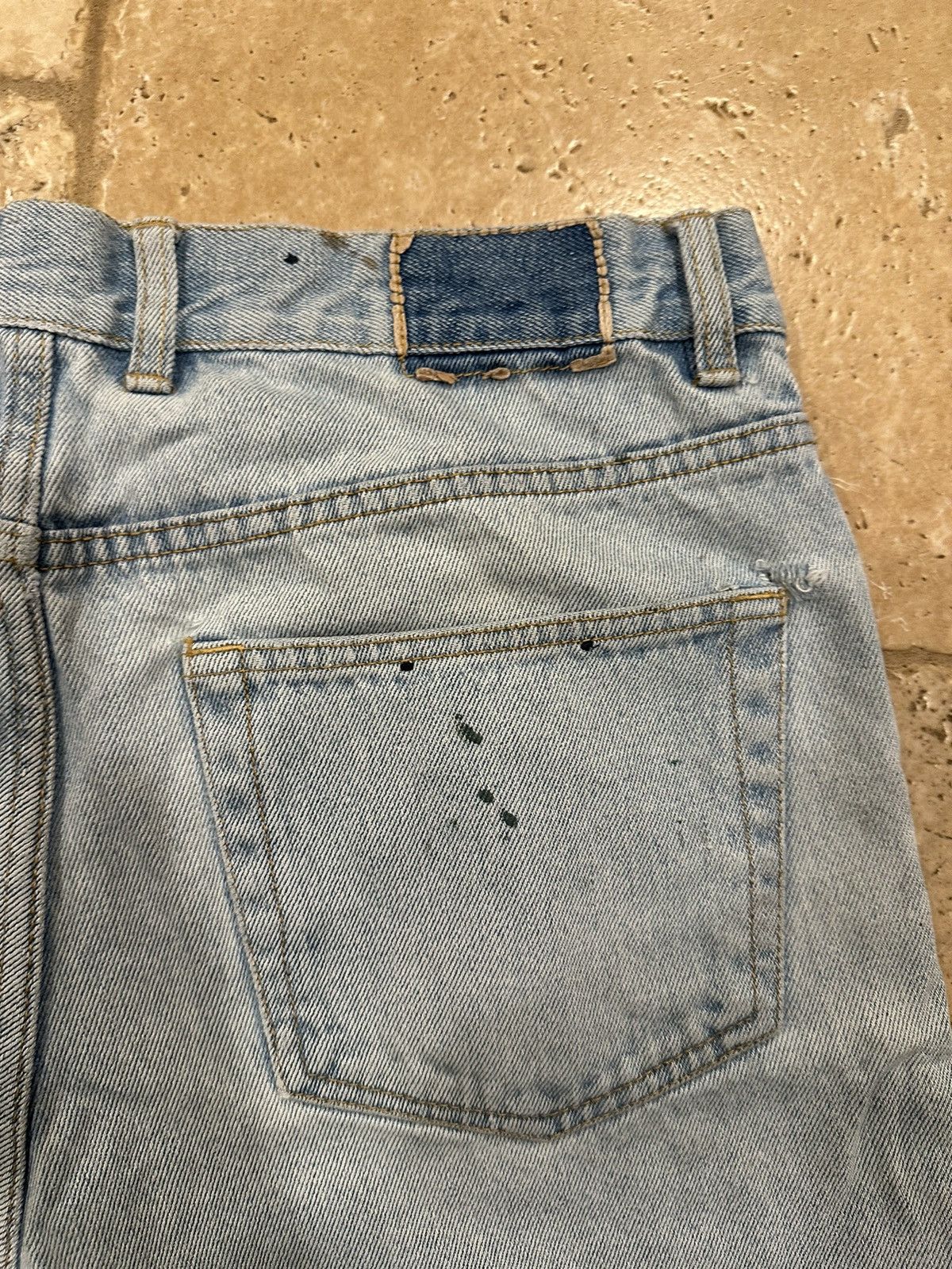 Vintage Vintage Cross & Winsor Painter Light Wash Blue Denim Jeans Size US 34 / EU 50 - 7 Thumbnail