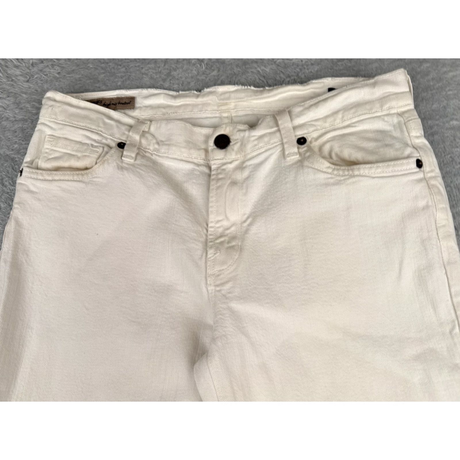 Citizens Of Humanity VINTAGE Citizens of Humanity COH Jeans Womens 29 White Bootcut Slimming Stretch 5-Pocket Denim Cotton Blend Regular 31 Inseam 263 Amber High Rise READ Size 29" - 4 Thumbnail