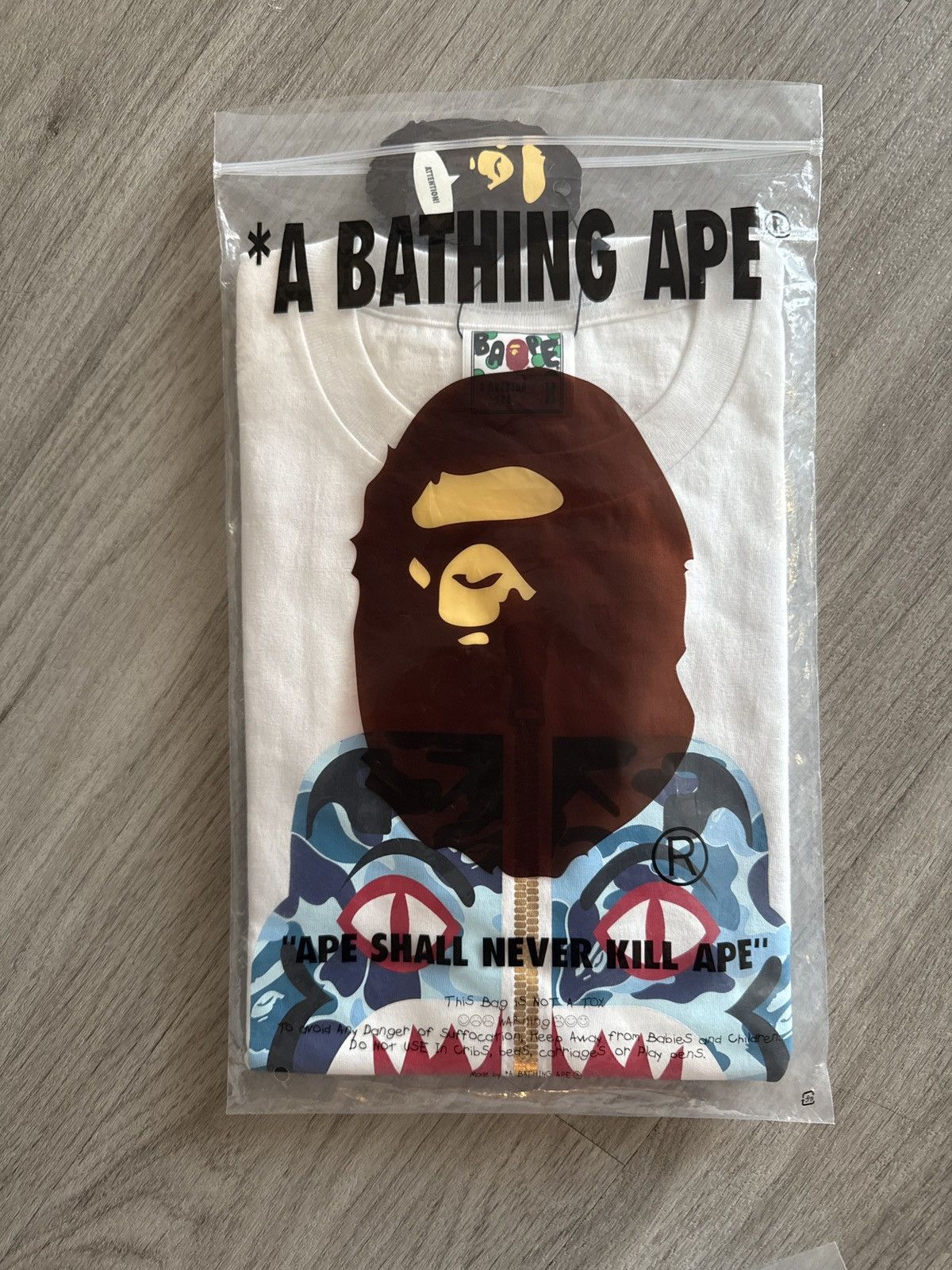 Bape Bape blue ABC camo tiger tee Size US M / EU 48-50 / 2 - 8 Thumbnail