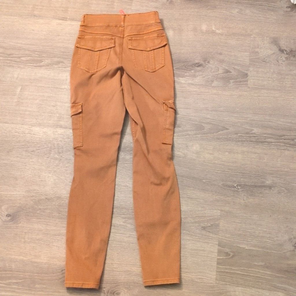 Spanx Spanx tan cargo pull on denim pants size XS Size 24" / US 00 / IT 34 - 6 Thumbnail