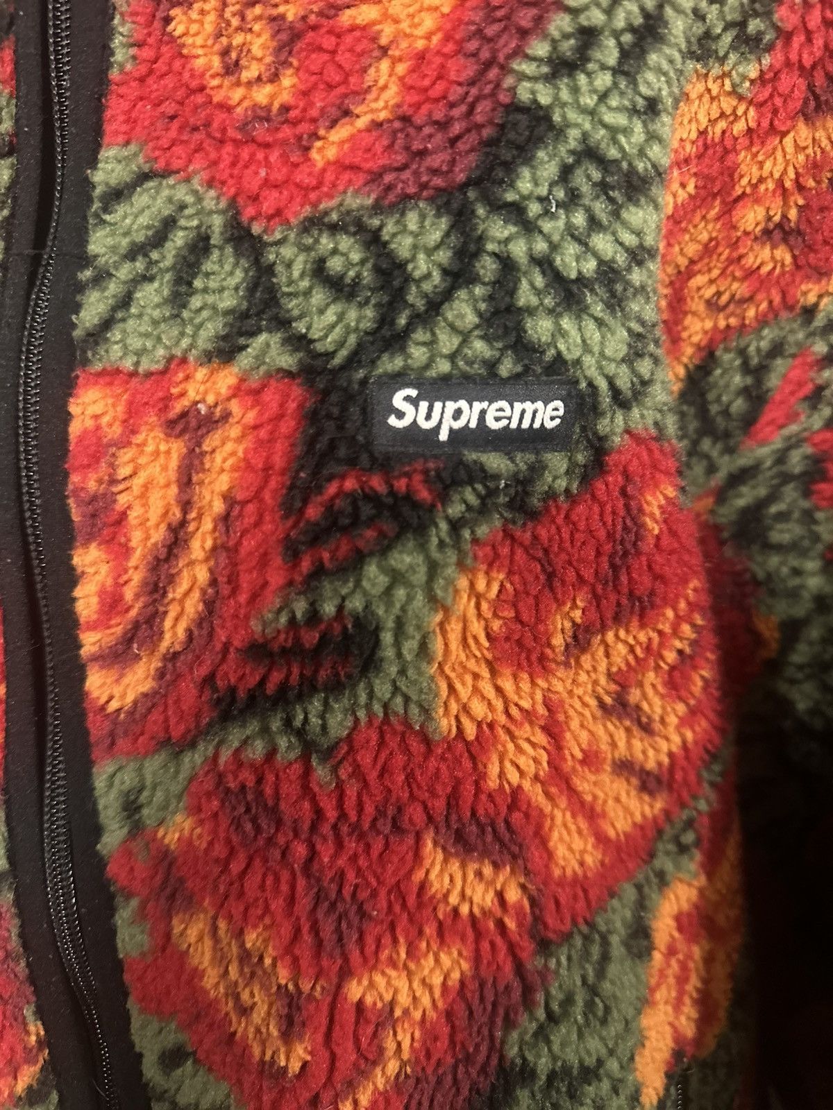 Supreme Supreme Rose Sherpa Reversible Zip Up Size US M / EU 48-50 / 2 - 3 Thumbnail