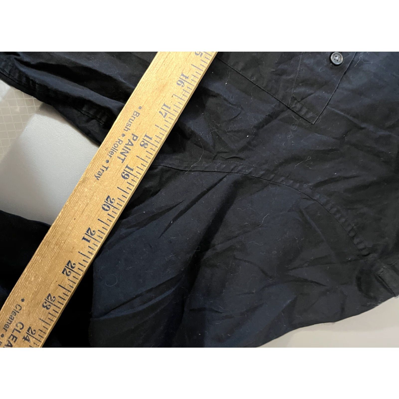 Michael Kors Michael Kors Button-Up Shirt Mens Slim Fit Black Long Sleeve Size Large Size US L / EU 52-54 / 3 - 6 Thumbnail