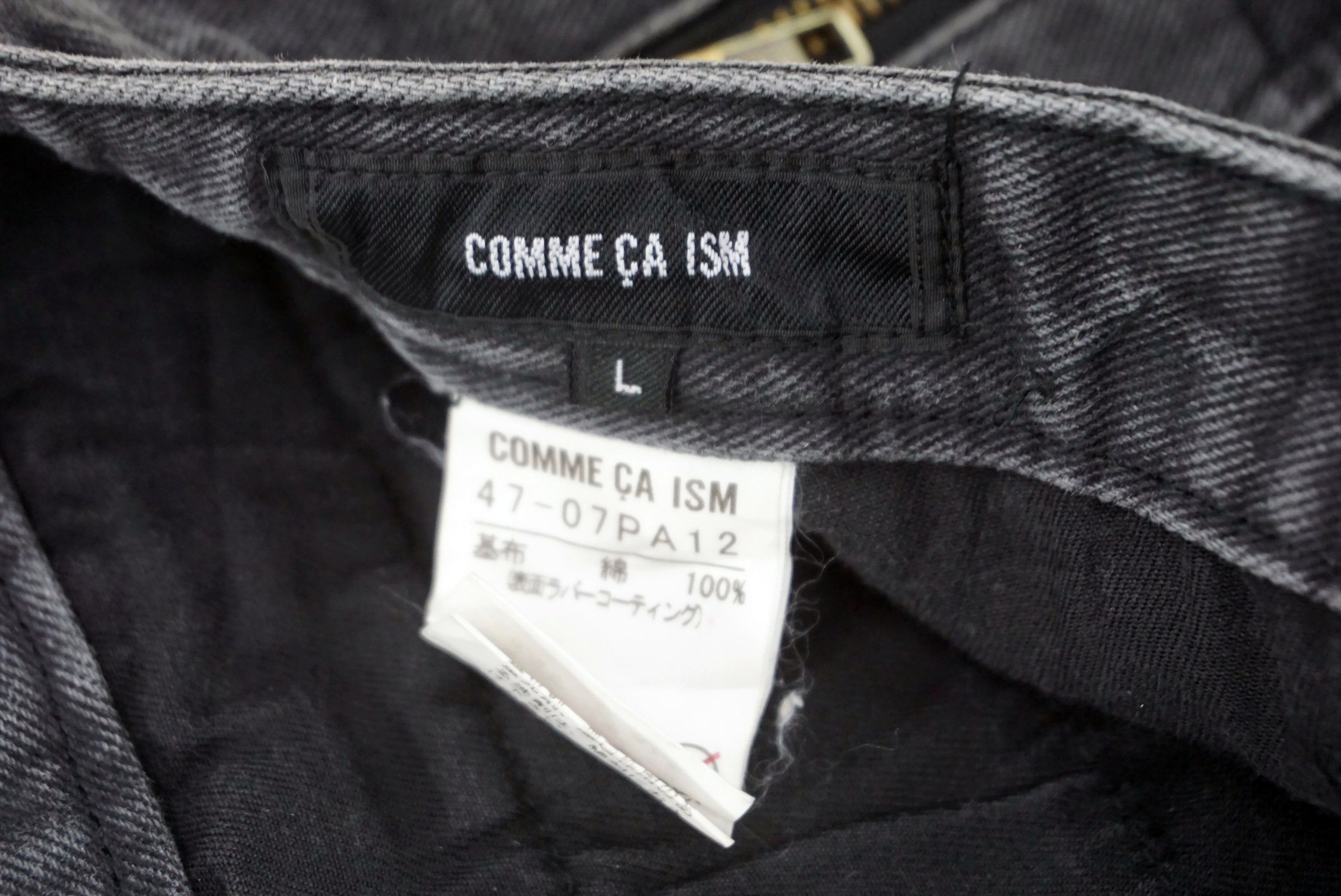 Japanese Brand Comme Ca Ism Jeans fit W33xL29 Low Rise Patchwork Pants Size US 32 / EU 48 - 10 Thumbnail