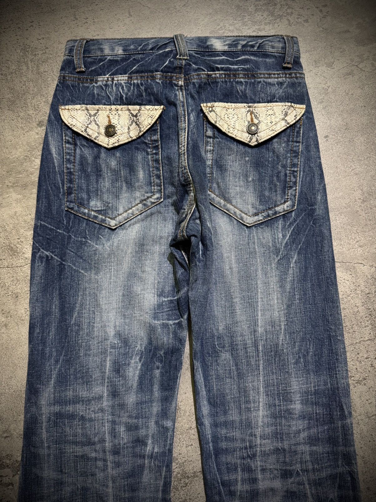Hysteric Glamour Y2k Studded Snake ifsixwasnine jeans Size US 27 - 2 Thumbnail