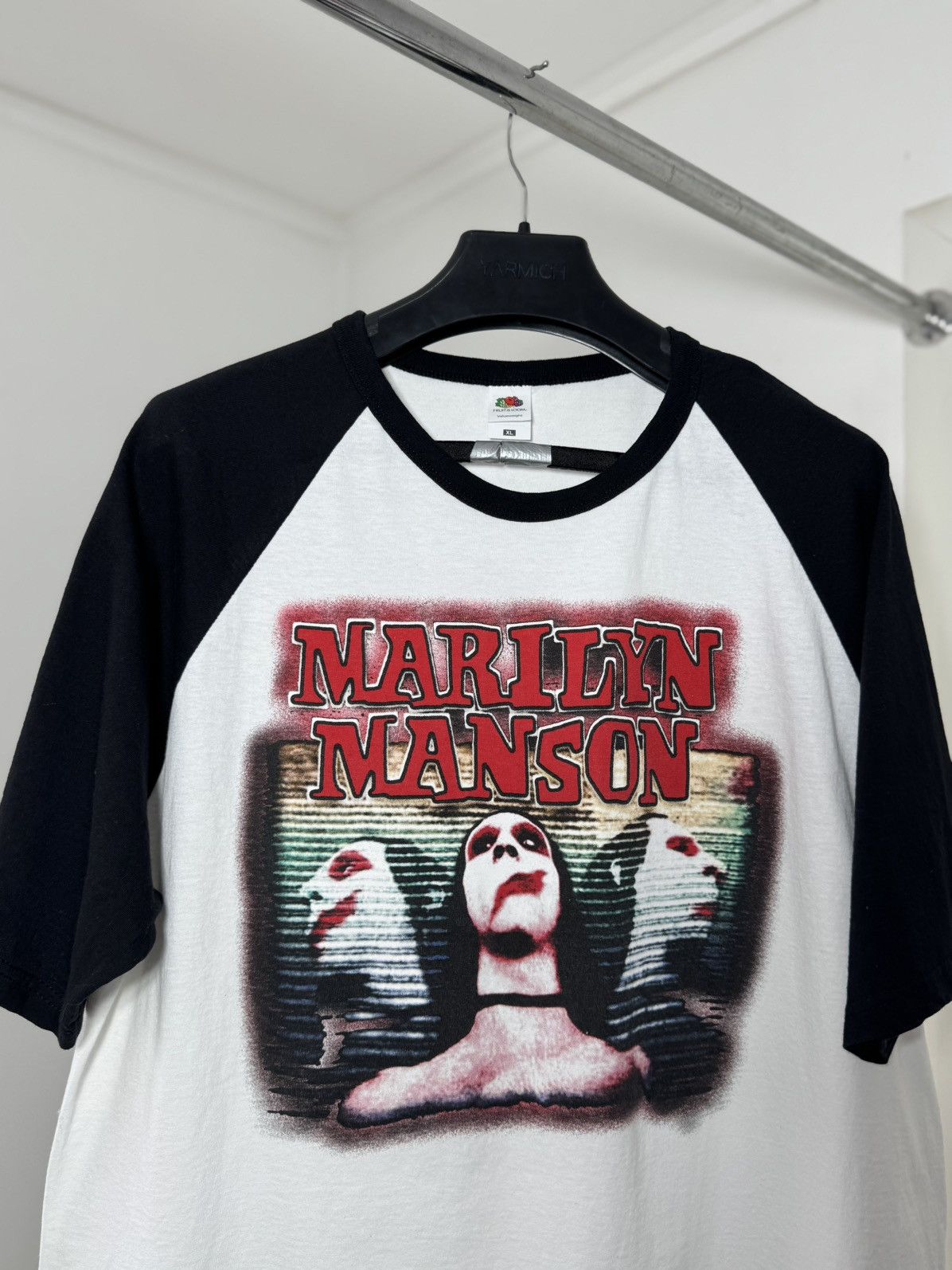 Marilyn Manson Vintage Marilyn Manson Sweat Dreams Printed Band Tee Size US XL / EU 56 / 4 - 4 Thumbnail