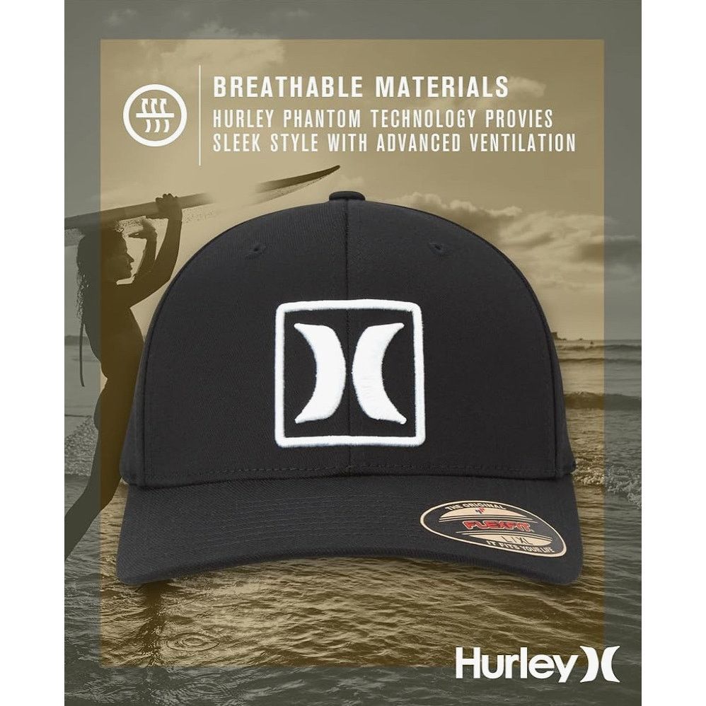 Hurley Hurley Icon Golf Stretch Hat Size ONE SIZE - 3 Thumbnail
