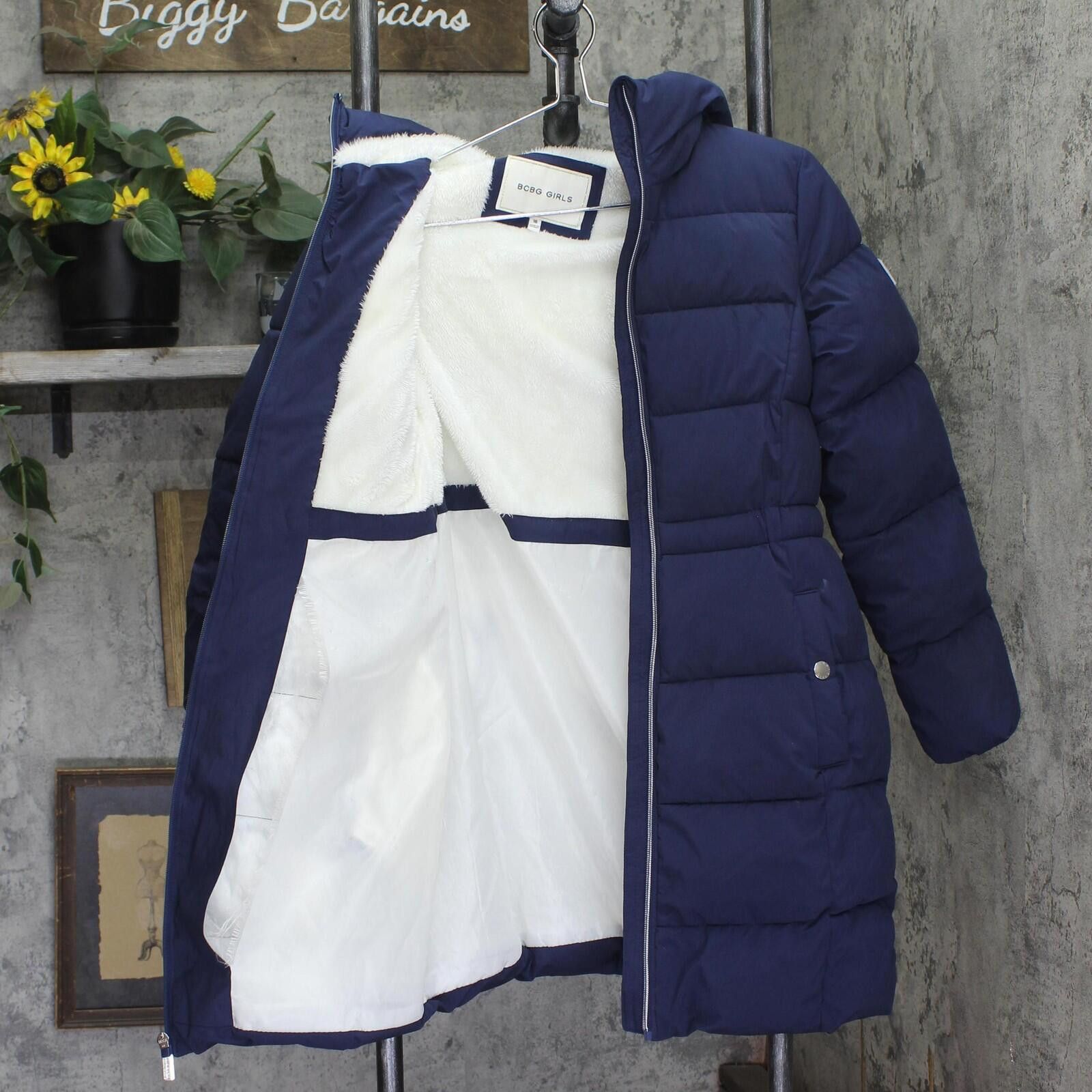 Other Bcbg Girls Walker Puffer Hooded Parka Jacket Navy Blue 16 Size US XXS / EU 40 - 3 Thumbnail