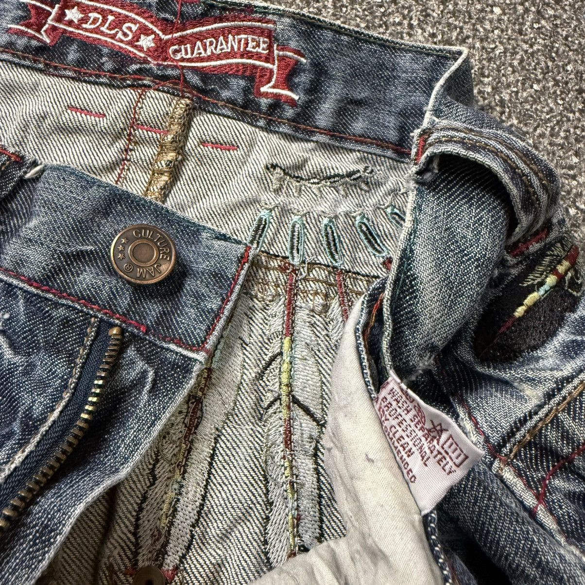 Hysteric Glamour Culture Jam Seditionaries Embroidered Wing Back Denim Size US 33 - 13 Thumbnail