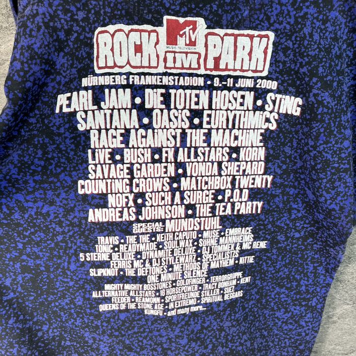 Vintage MTV Rock Im Park 2000 Overprint Vintage Festival T-Shirt