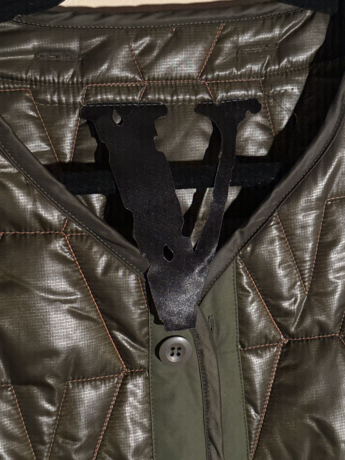 Vlone Vlone Quilted Jacket “green” Size US XL / EU 56 / 4 - 3 Thumbnail
