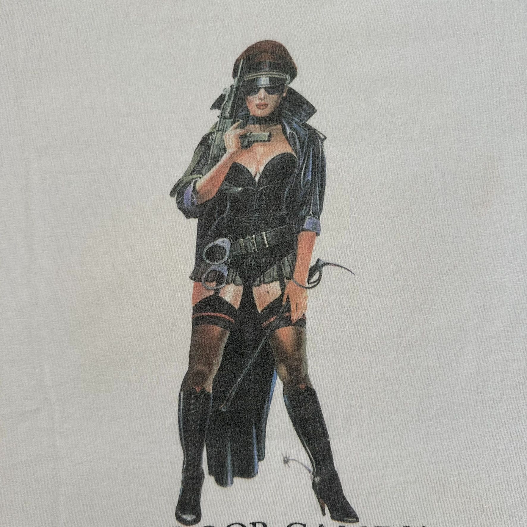 Hanes Vintage 90s Bondage BDSM Pin Up Girl T-Shirt Kink Fetish Tee Size US M / EU 48-50 / 2 - 3 Thumbnail
