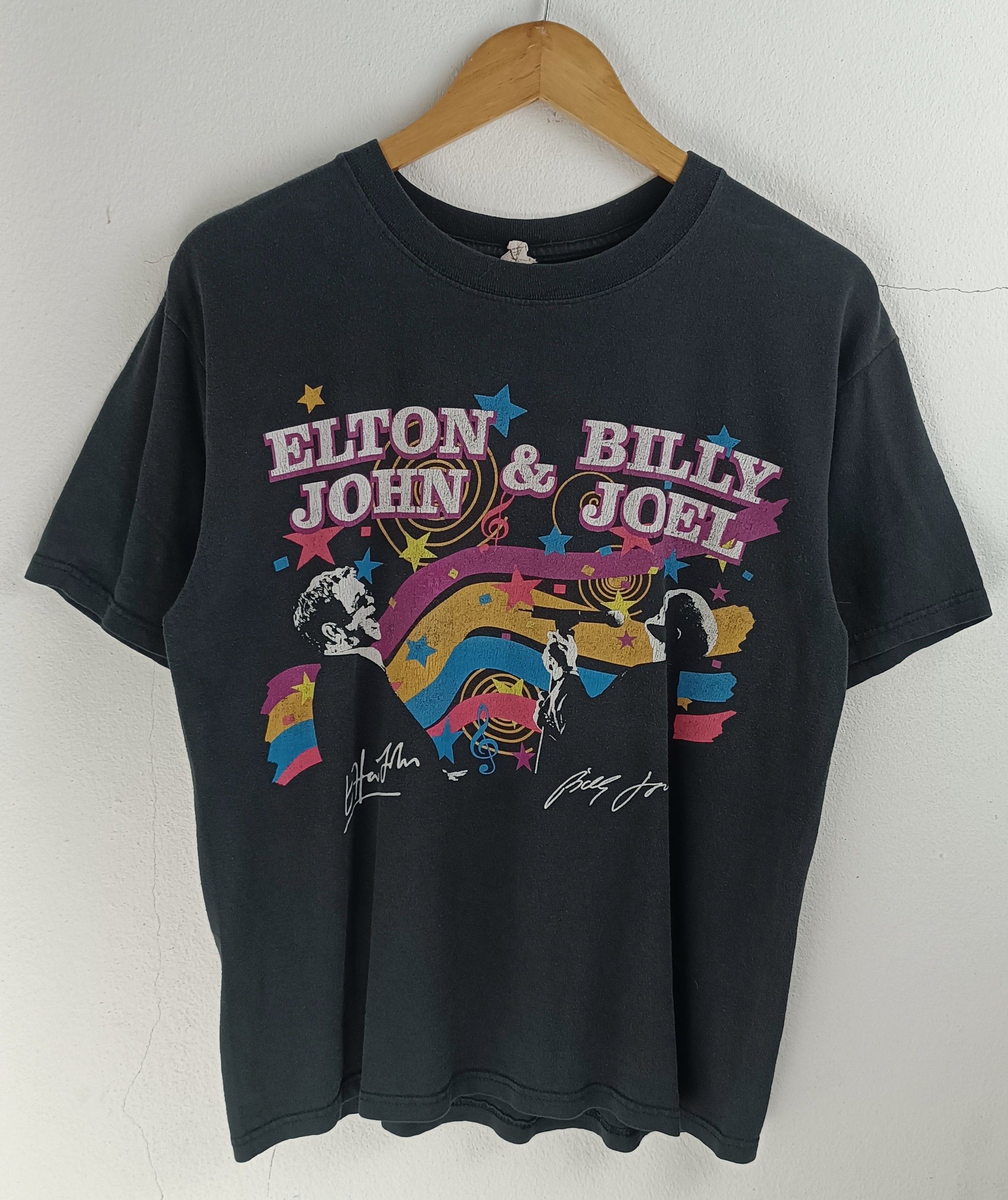 Band Tees VINTAGE '09 BILLY JOEL & ELTON JOHN FACE2FACE TOUR VERY RARE Size US M / EU 48-50 / 2 - 3 Thumbnail