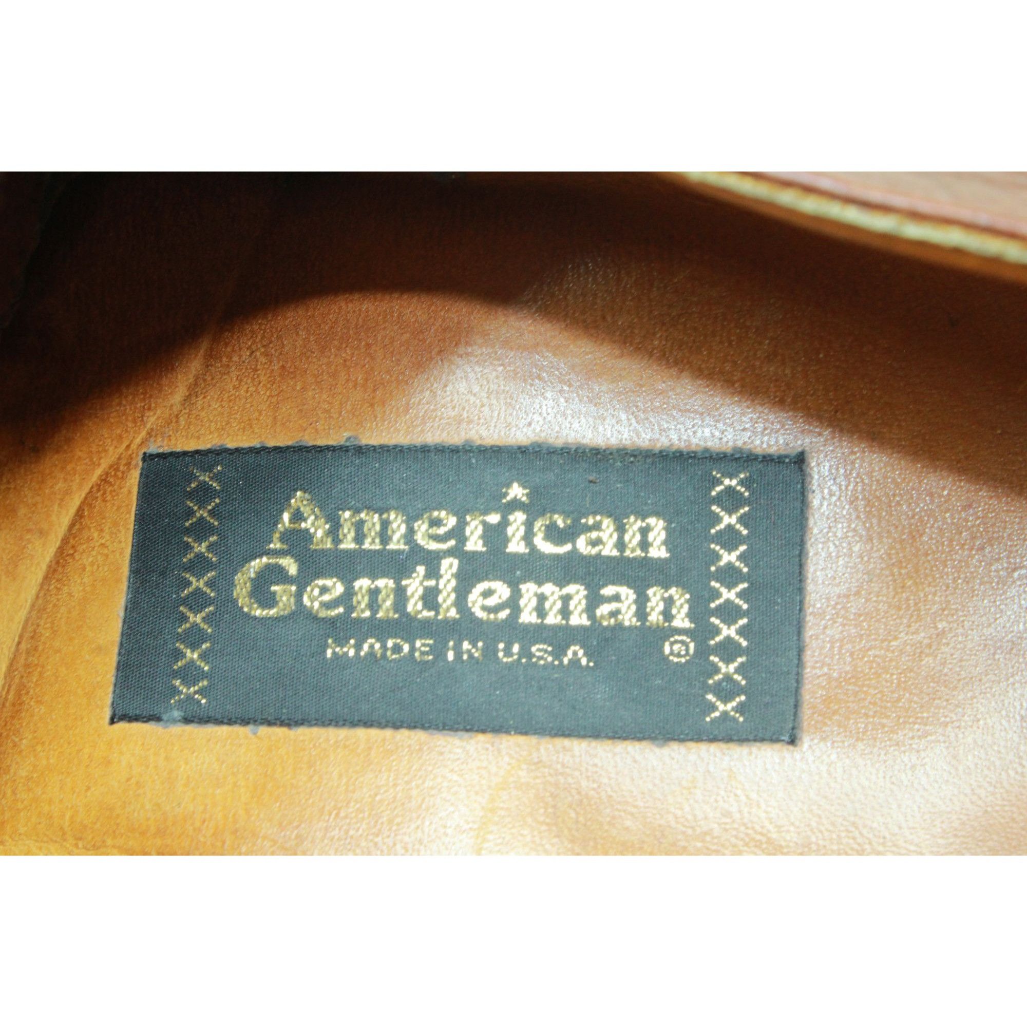 Other American Gentlemen Brown Leather Oxford Shoes Men's 10E Size US 10 / EU 43 - 9 Thumbnail