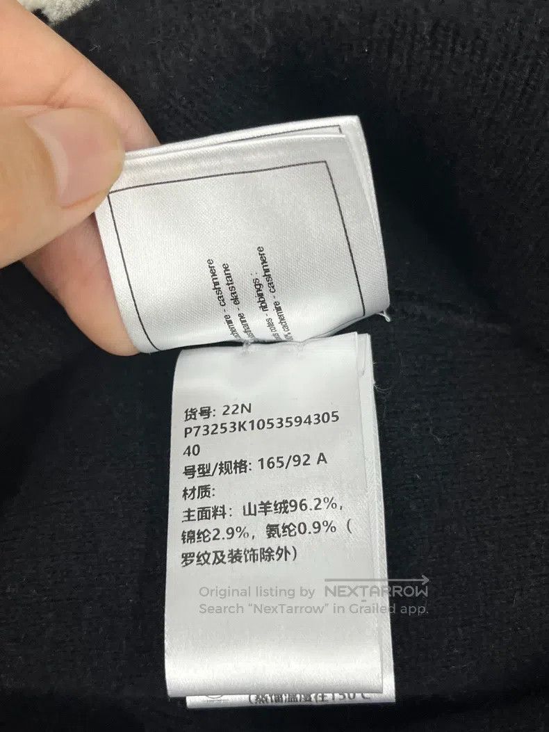 Chanel Chanel Ski Series Black Pearl Double C Large Logo Cashmere Size S / US 4 / IT 40 - 6 Thumbnail