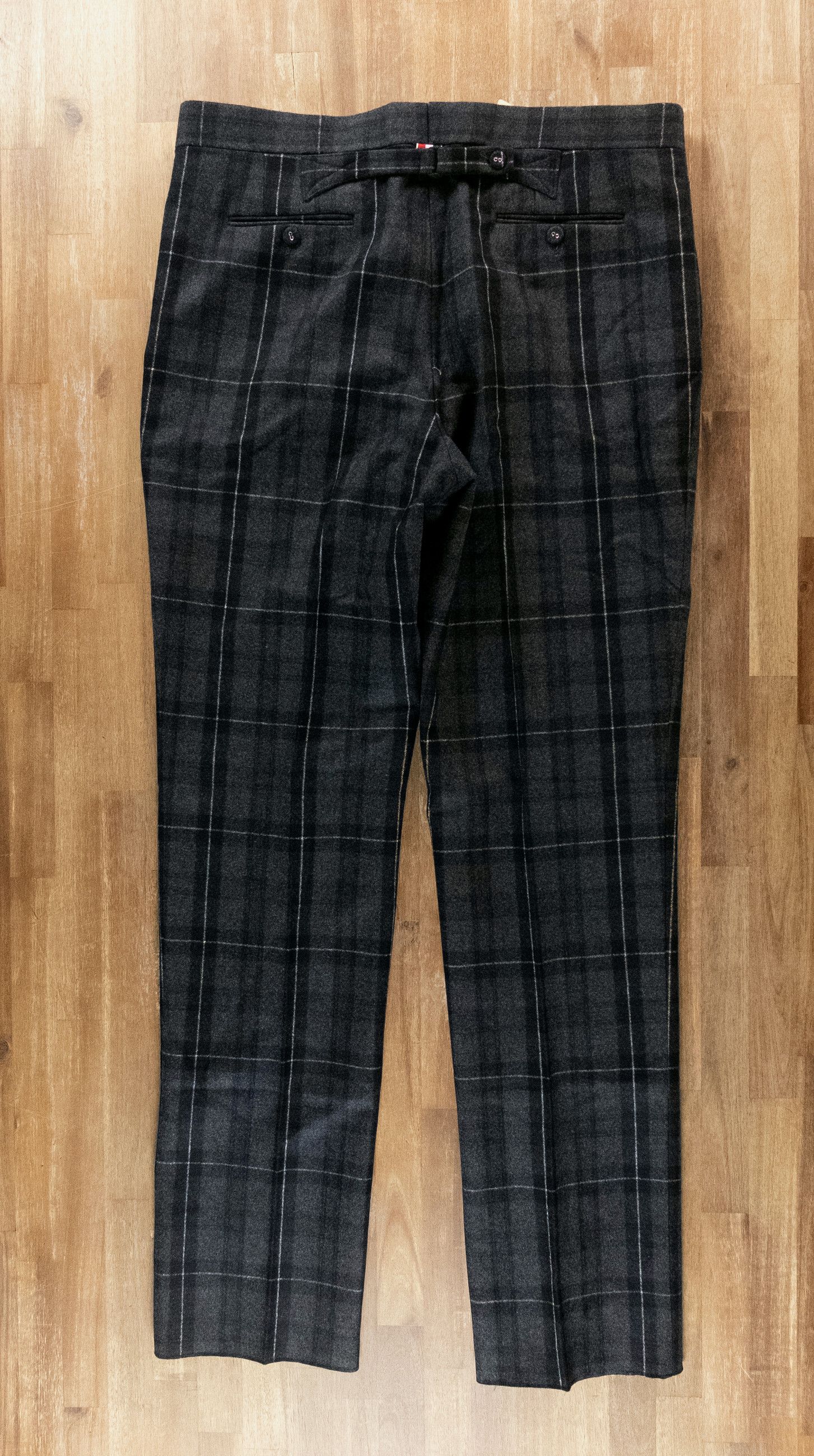 Thom Browne THOM BROWNE gray tartan wool cashmere pants Size 4 Size US 36 / EU 52 - 7 Thumbnail