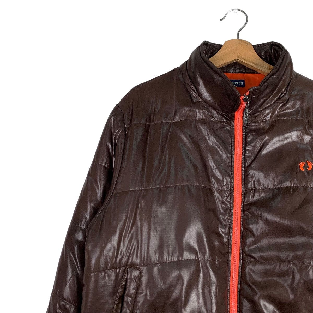 Hang Ten HANG TEN Brown Puffer Jacket #0581-C27 Size US L / EU 52-54 / 3 - 3 Thumbnail