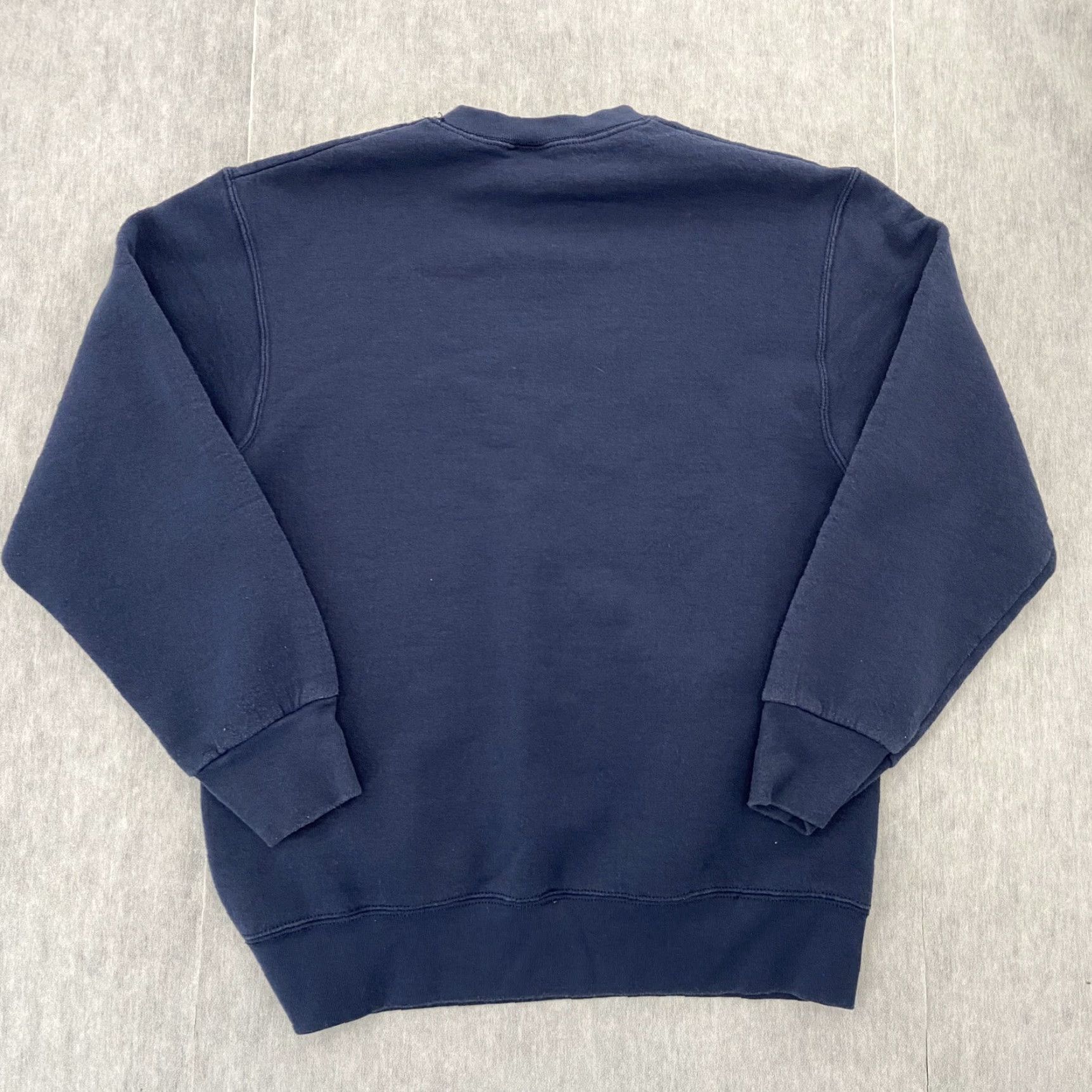 Fruit Of The Loom Vintage Washington DC Sweatshirt Men Adult Medium Blue Flag USA 90s Retro Graphic Pullover Size US M / EU 48-50 / 2 - 2 Thumbnail