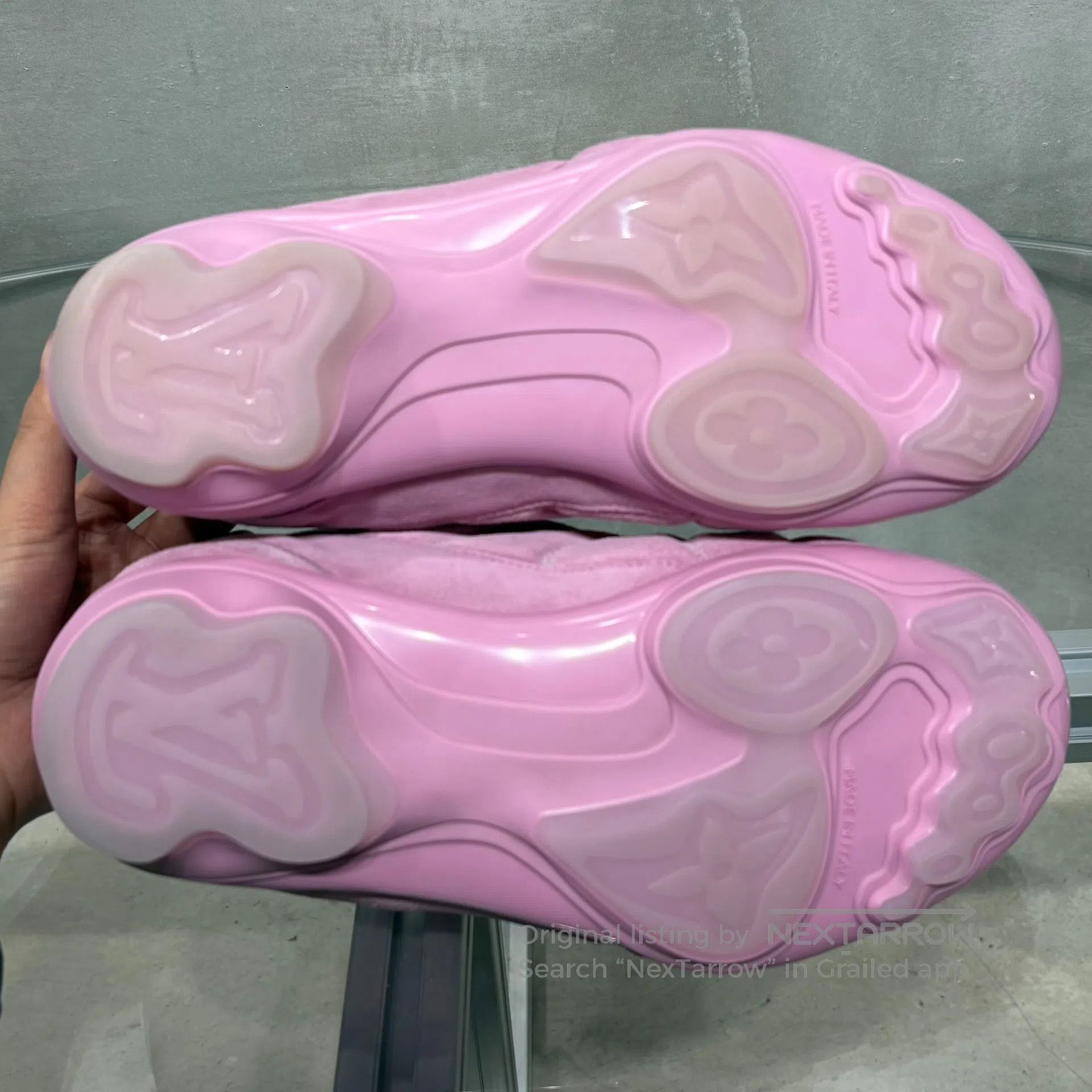 Louis Vuitton Louis Vuitton Footprint Soccer Pink Shoes Size US 6.5 / IT 36.5 - 7 Thumbnail