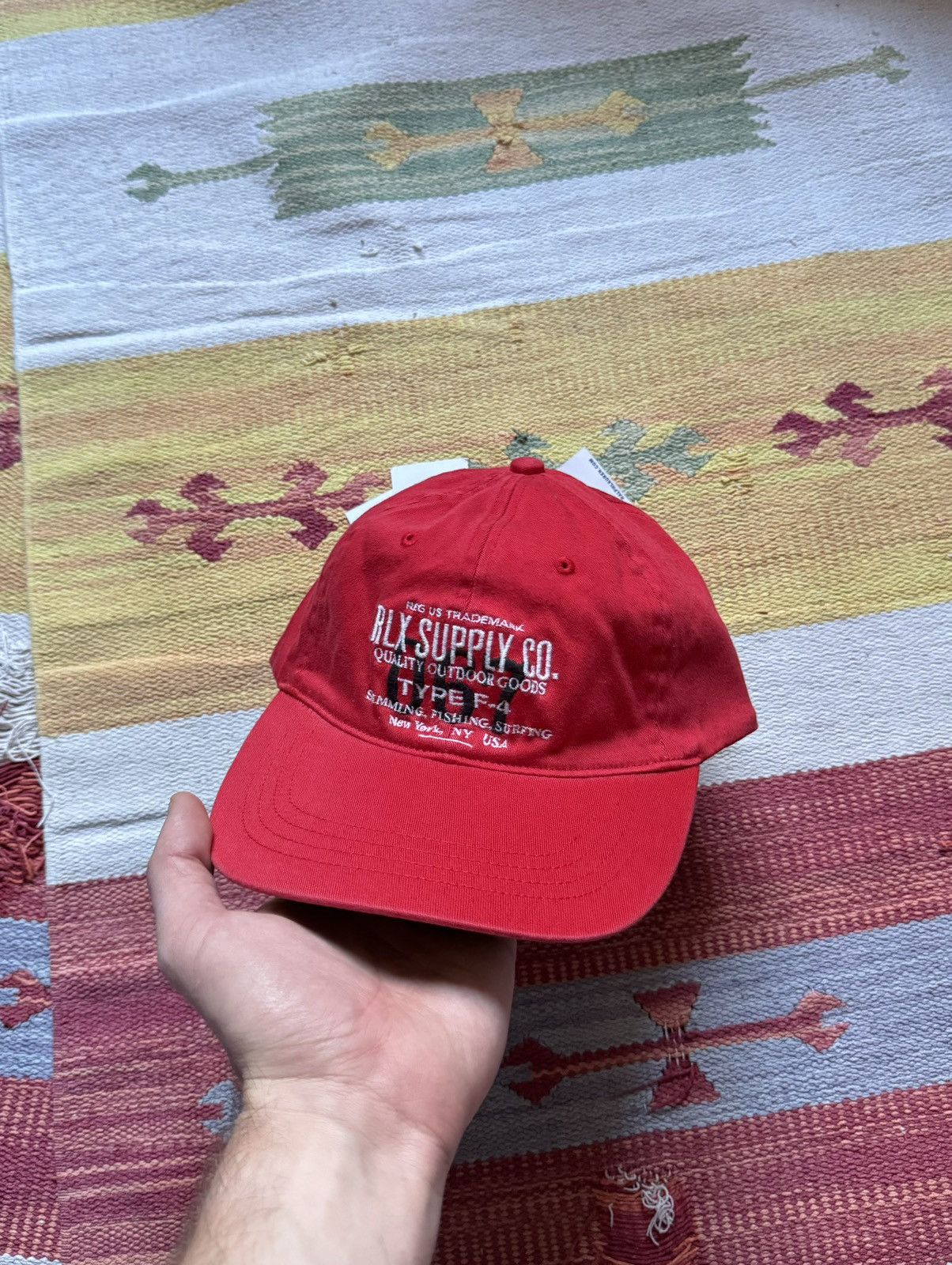 RLX Ralph Lauren Polo Ralph Lauren RLX Supply Co. Type F-4 Stretch Fit Hat Size ONE SIZE - 3 Thumbnail