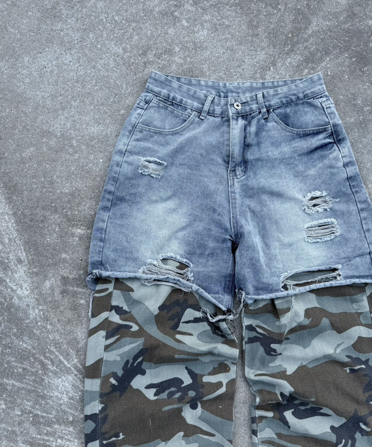 Vintage Vintage Y2K avantgarde streetwear oversized wide track jeans Size US 32 / EU 48 - 7 Thumbnail